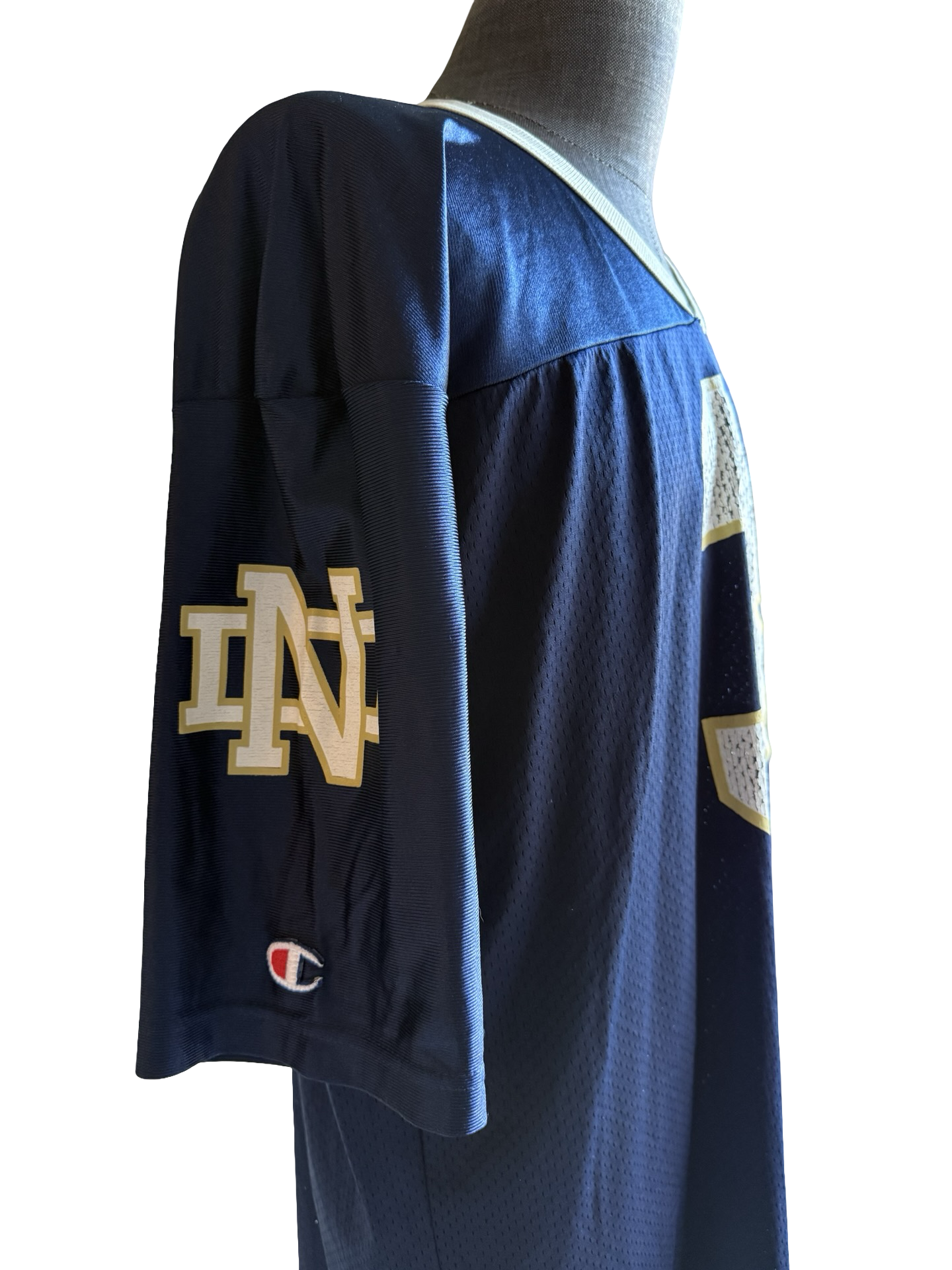 NCAA Vtg Joe Montana 3 Notre Dame 90’s Champion Football Jersey Size XL
