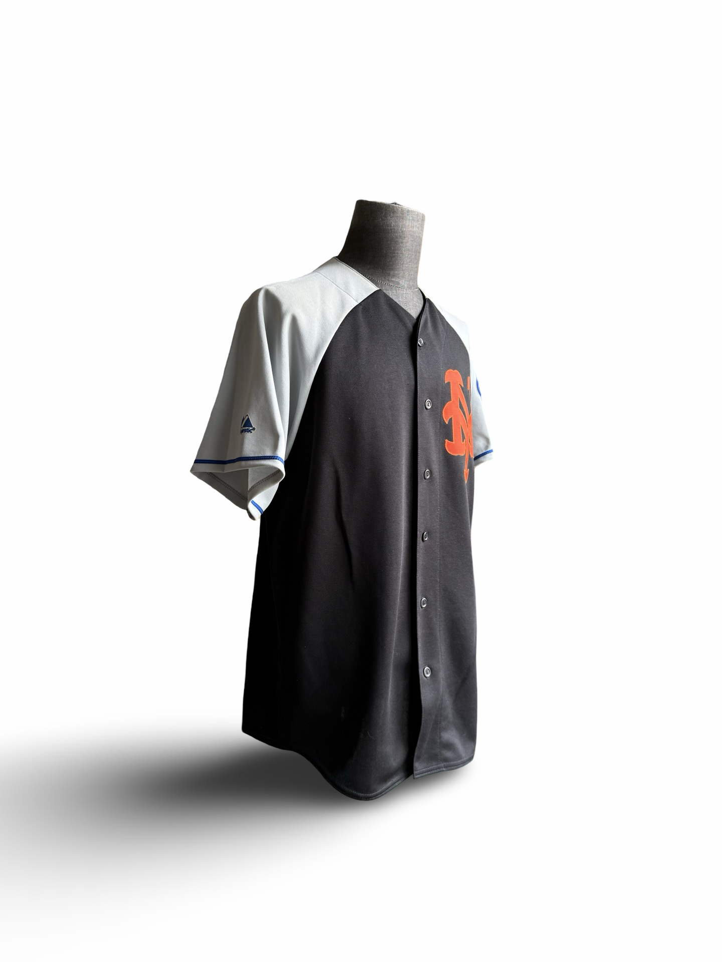 MLB Vtg New York Mets Majestic Baseball Jersey Size L