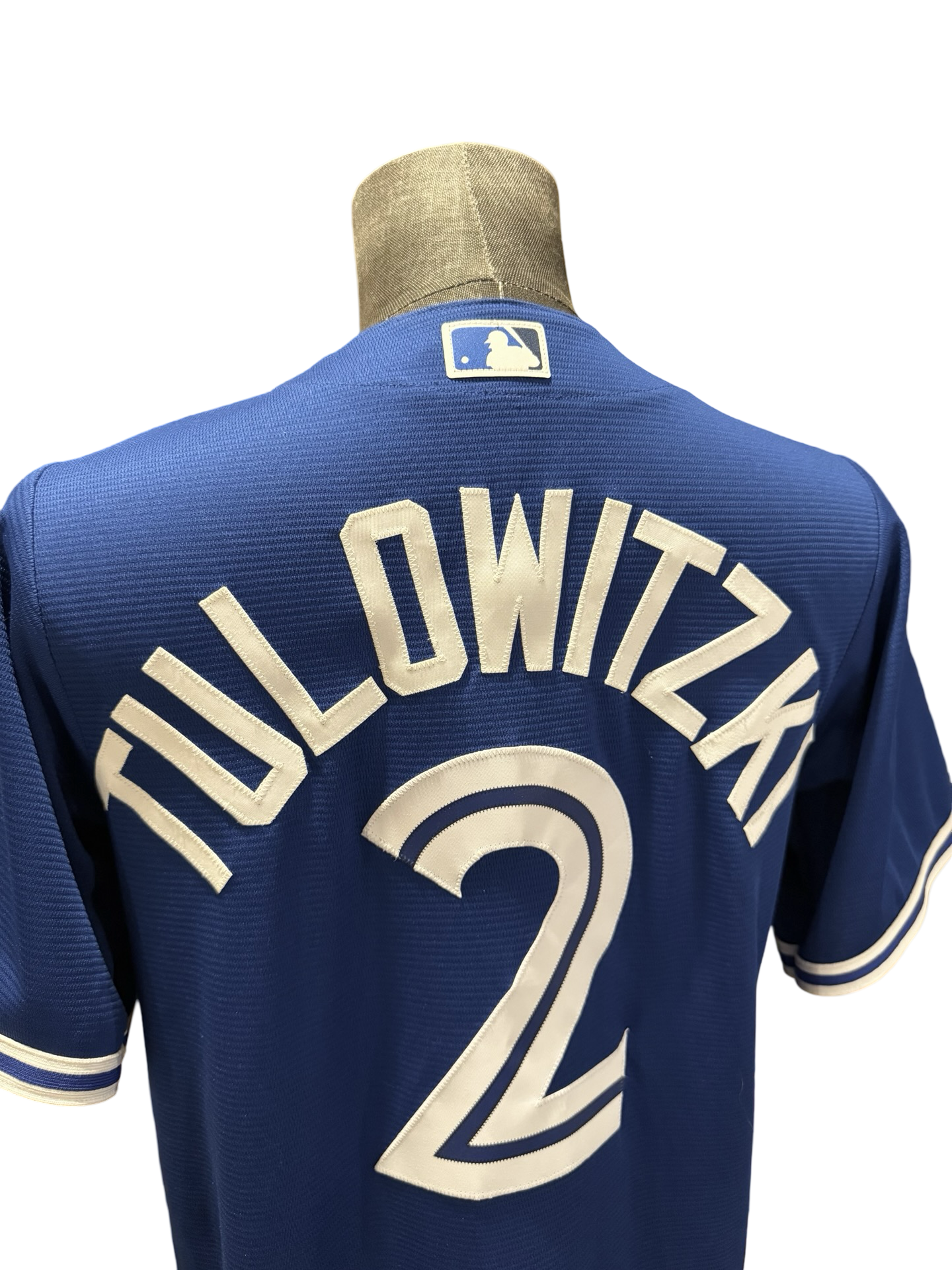MLB Troy Tulowitzki 2 Toronto Blue Jays Majestic Cool Base Baseball Jersey Size S