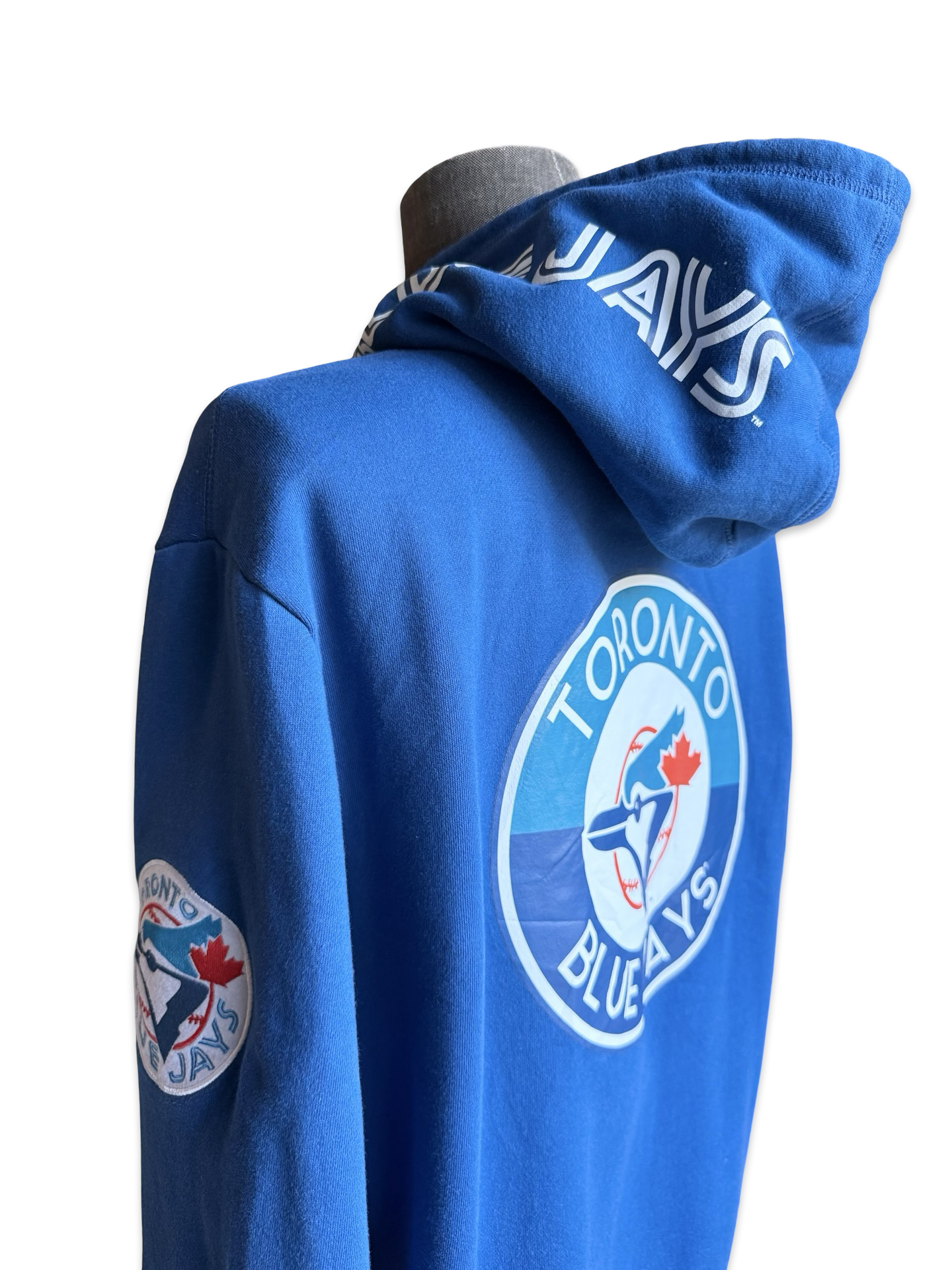 MLB Toronto Blue Jays Mitchell & Ness Coop City Collection Pullover Hoodie Size XL
