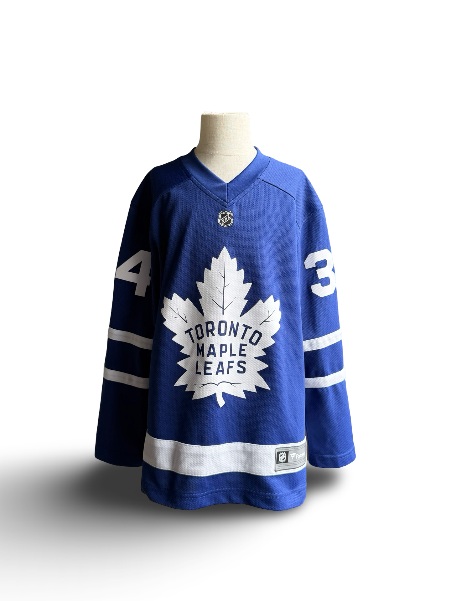 YOUTH NHL Auston Matthews 34 Toronto Maple Leafs Fanatics Hockey Jersey Size Youth S/M