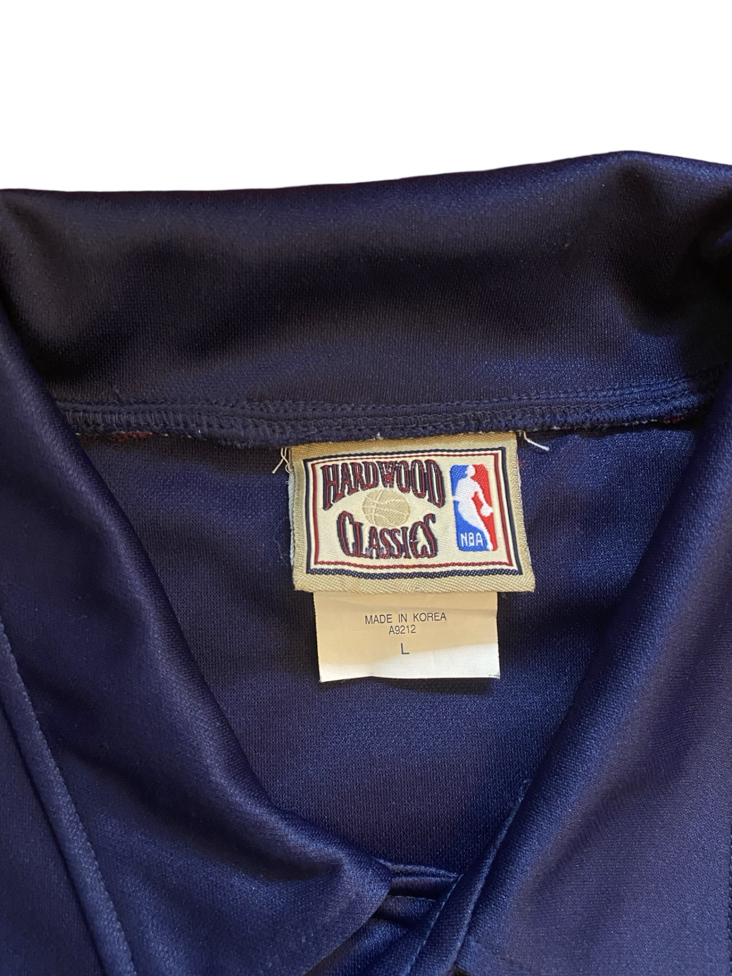 NBA Vtg Denver Nuggets Hardwood Classics Warm Up Jersey Size L