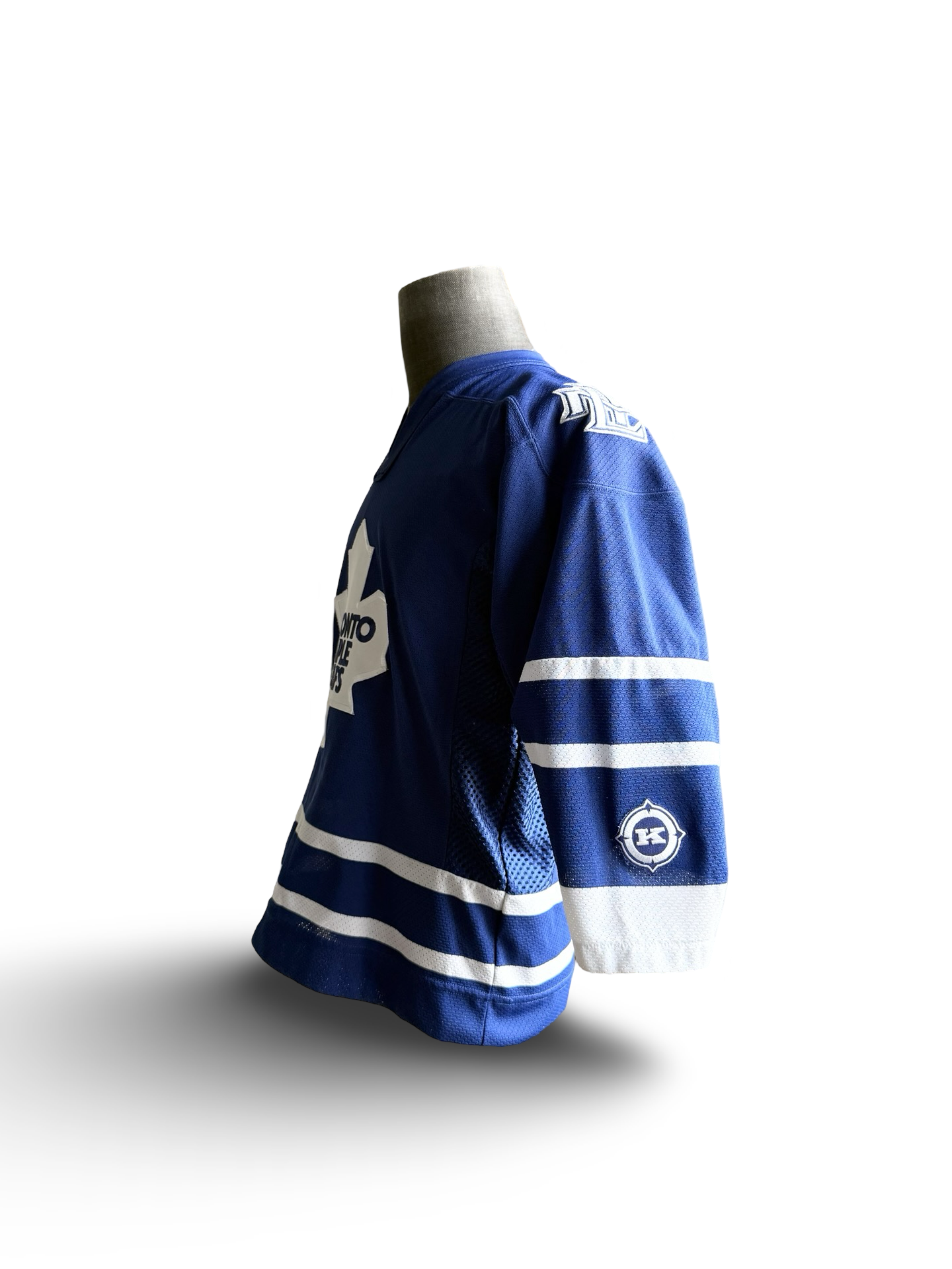 YOUTH NHL Vtg Toronto Maple Leafs Koho Air Knit Hockey Jersey Size Youth L/XL
