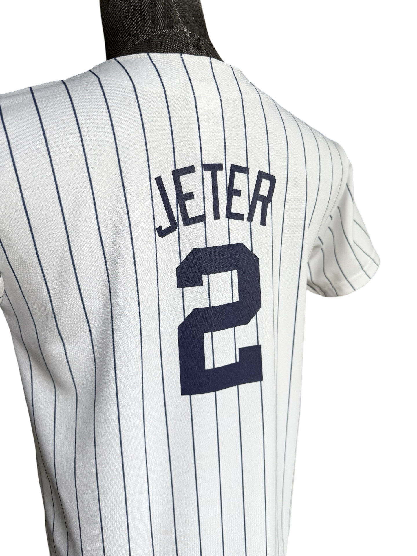 YOUTH MLB Derek Jeter 2 New York Yankees Majestic Baseball Jersey Size Youth L