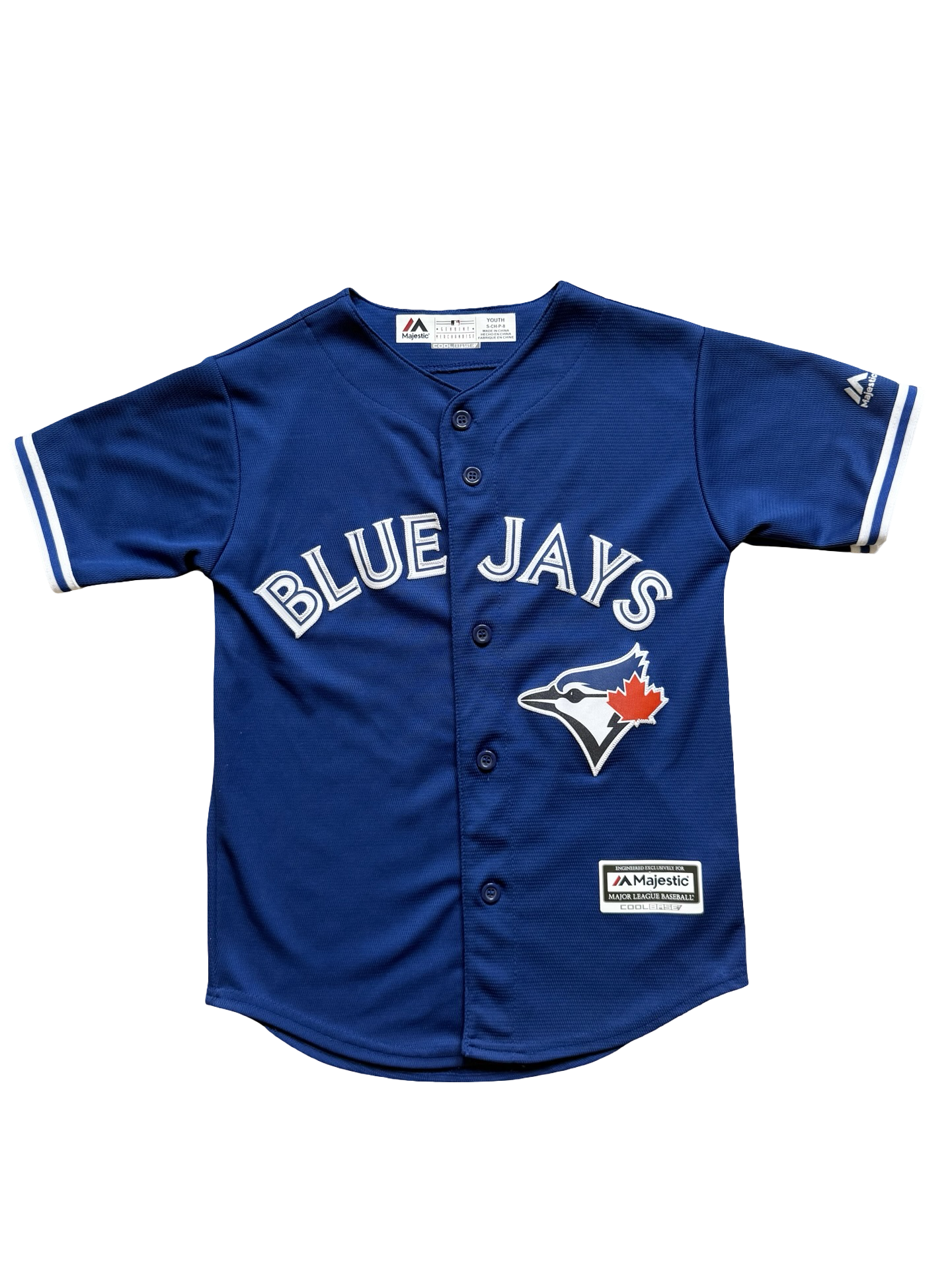 YOUTH MLB Josh Donaldson 20 Toronto Blue Jays Majestic Baseball Jersey Size Youth S