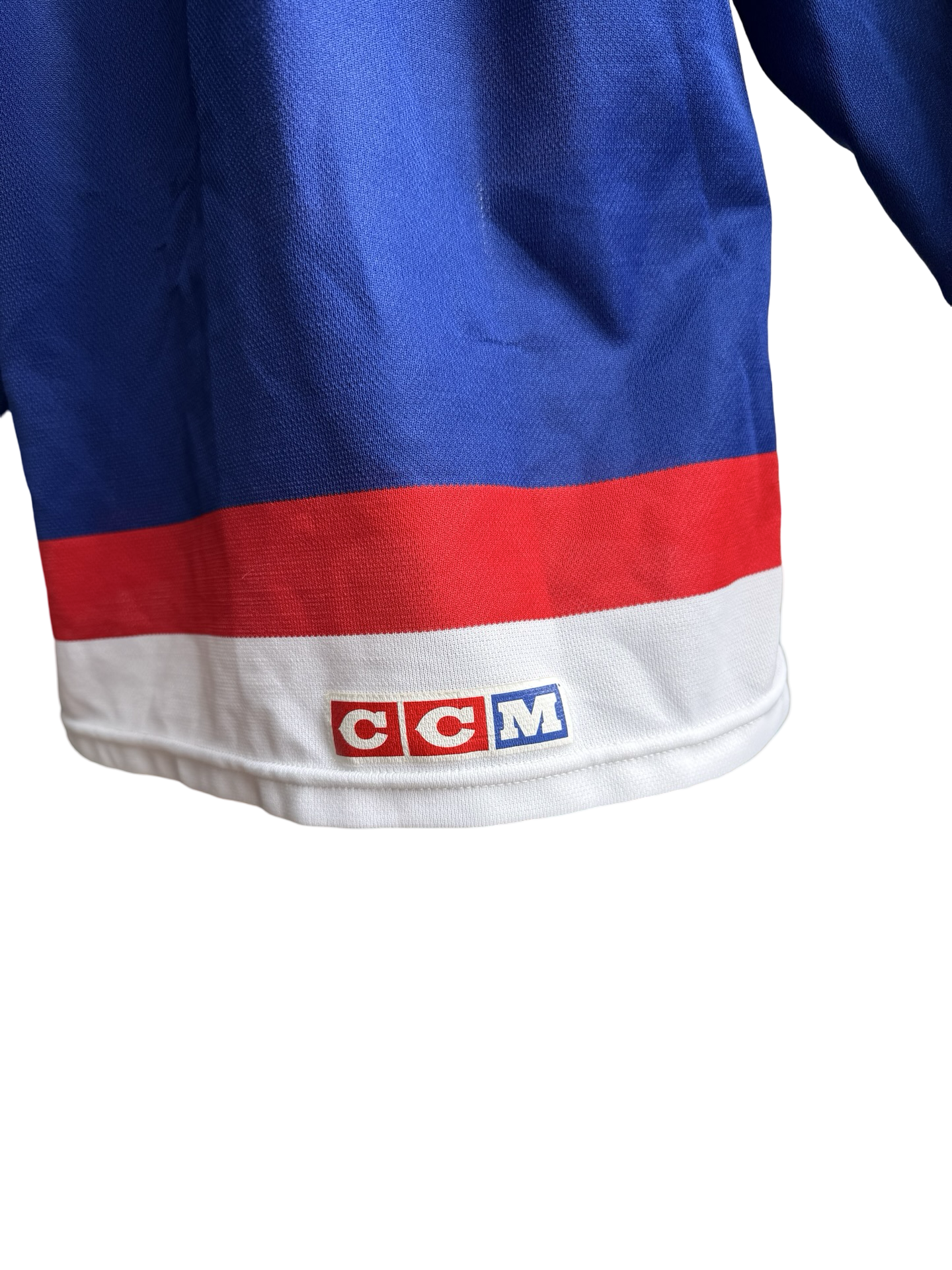 YOUTH NHL Vtg 90’s Winnipeg Jets CCM Maska Hockey Jersey Size Youth L/XL