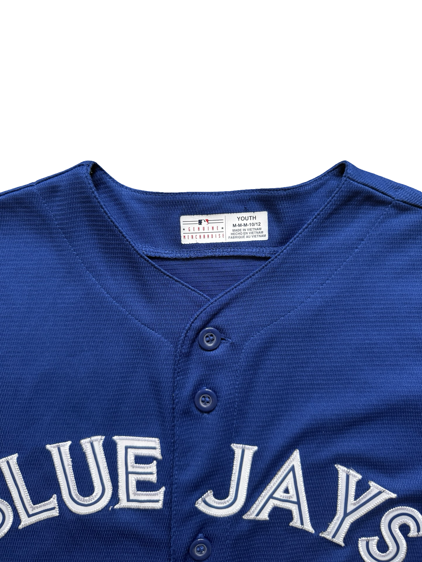 YOUTH MLB Toronto Blue Jays Baseball Jersey Size Youth M