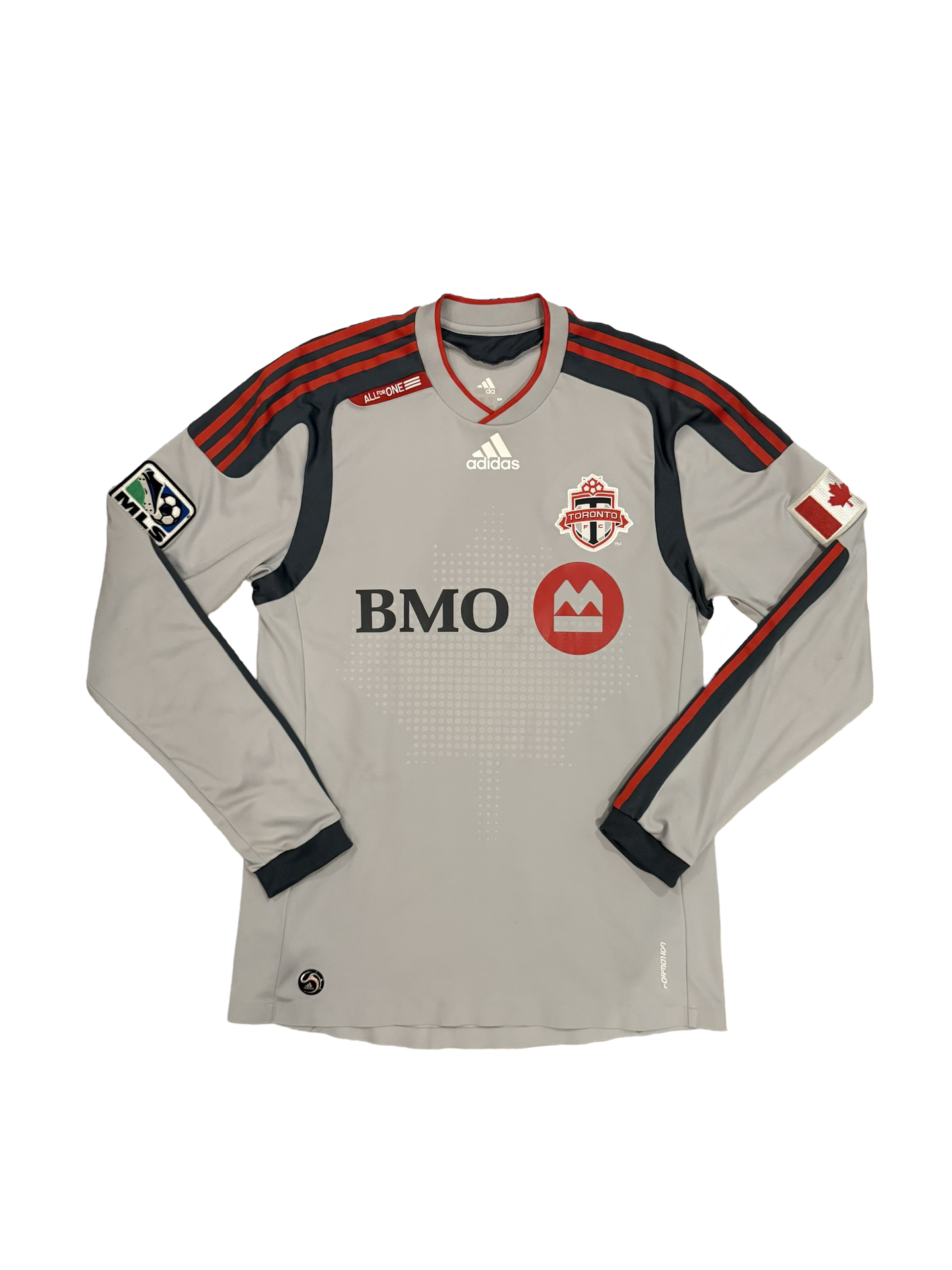 Soccer MLS Vtg Toronto FC 2009-10 Adidas TFC Football Long Sleeve Away Jersey Size M