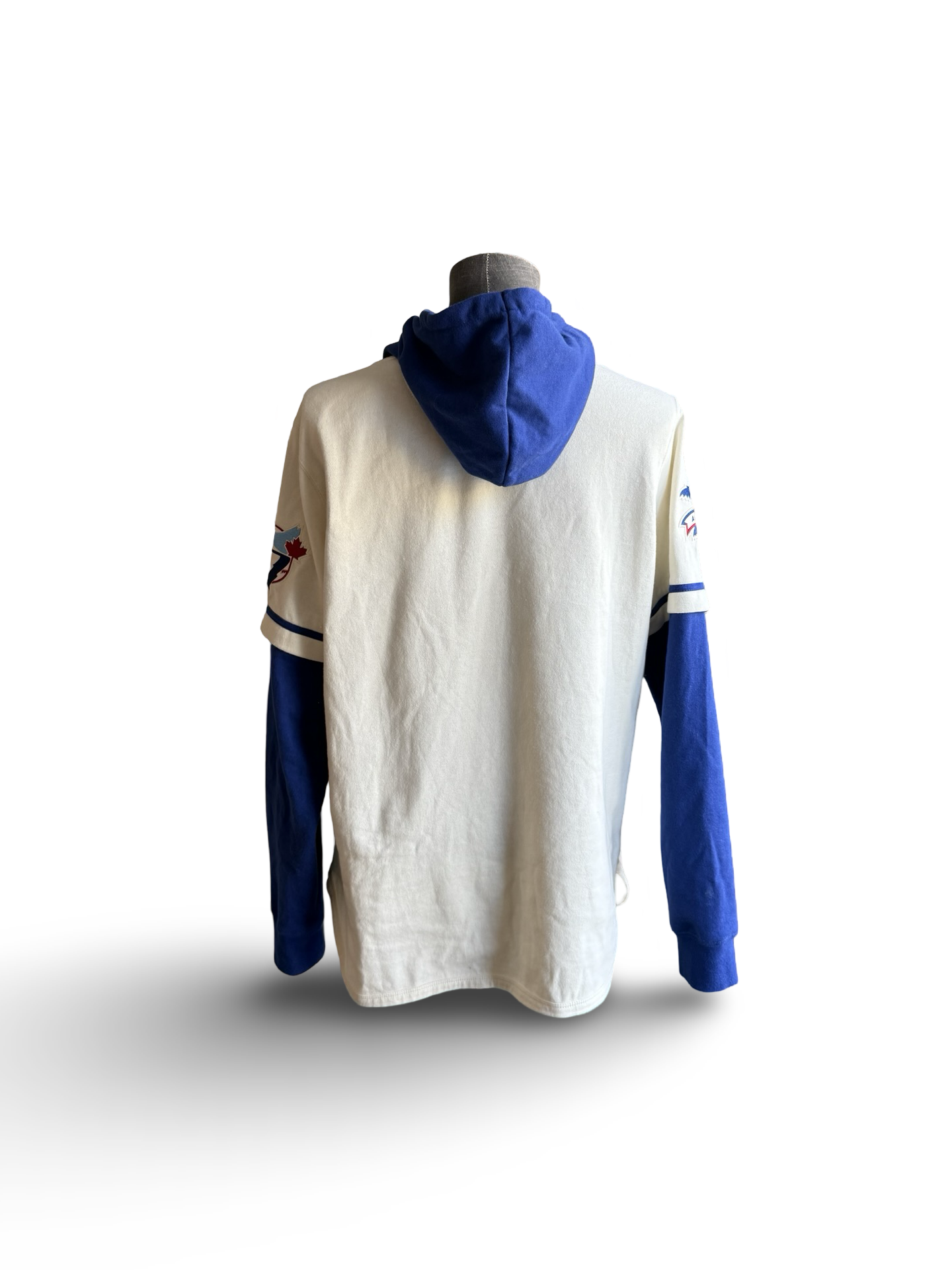 MLB Toronto Blue Jays ‘47 Cream Trifecta Shortstop Pullover Hoodie Size M