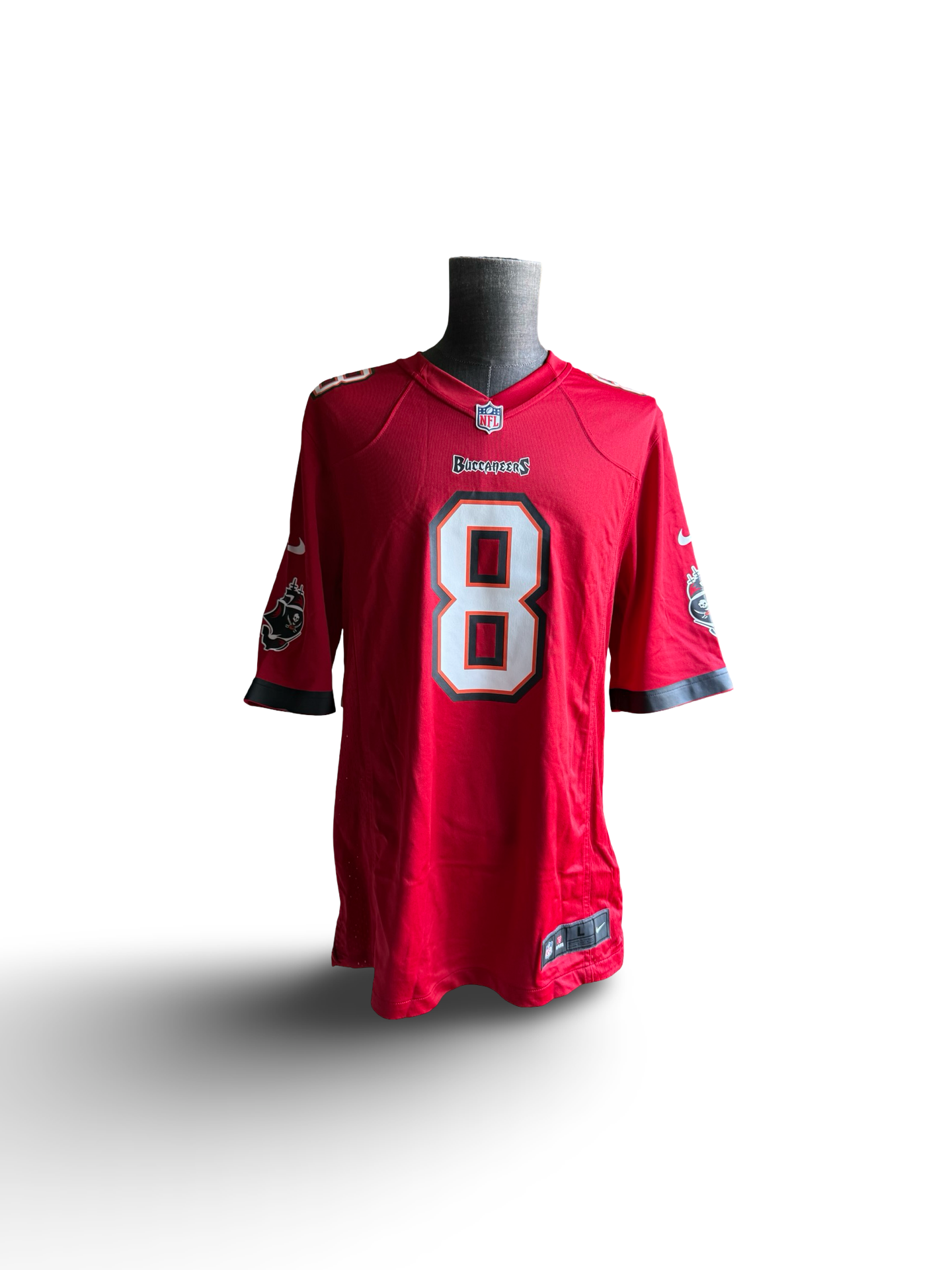 NFL Mike Glennon 8 Tampa Bay Buccaneers Nike Football Jersey Size L