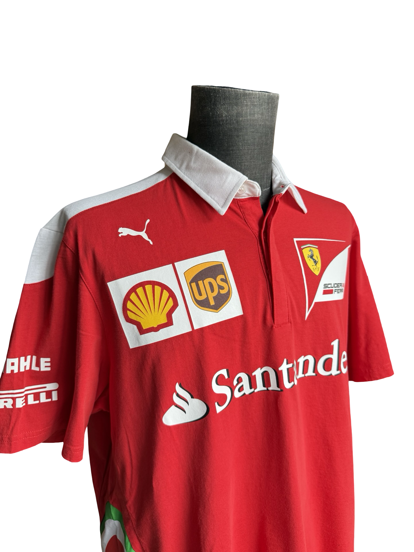 RACING F1 Scuderia Ferrari Puma Polo Team Shirt Size XL