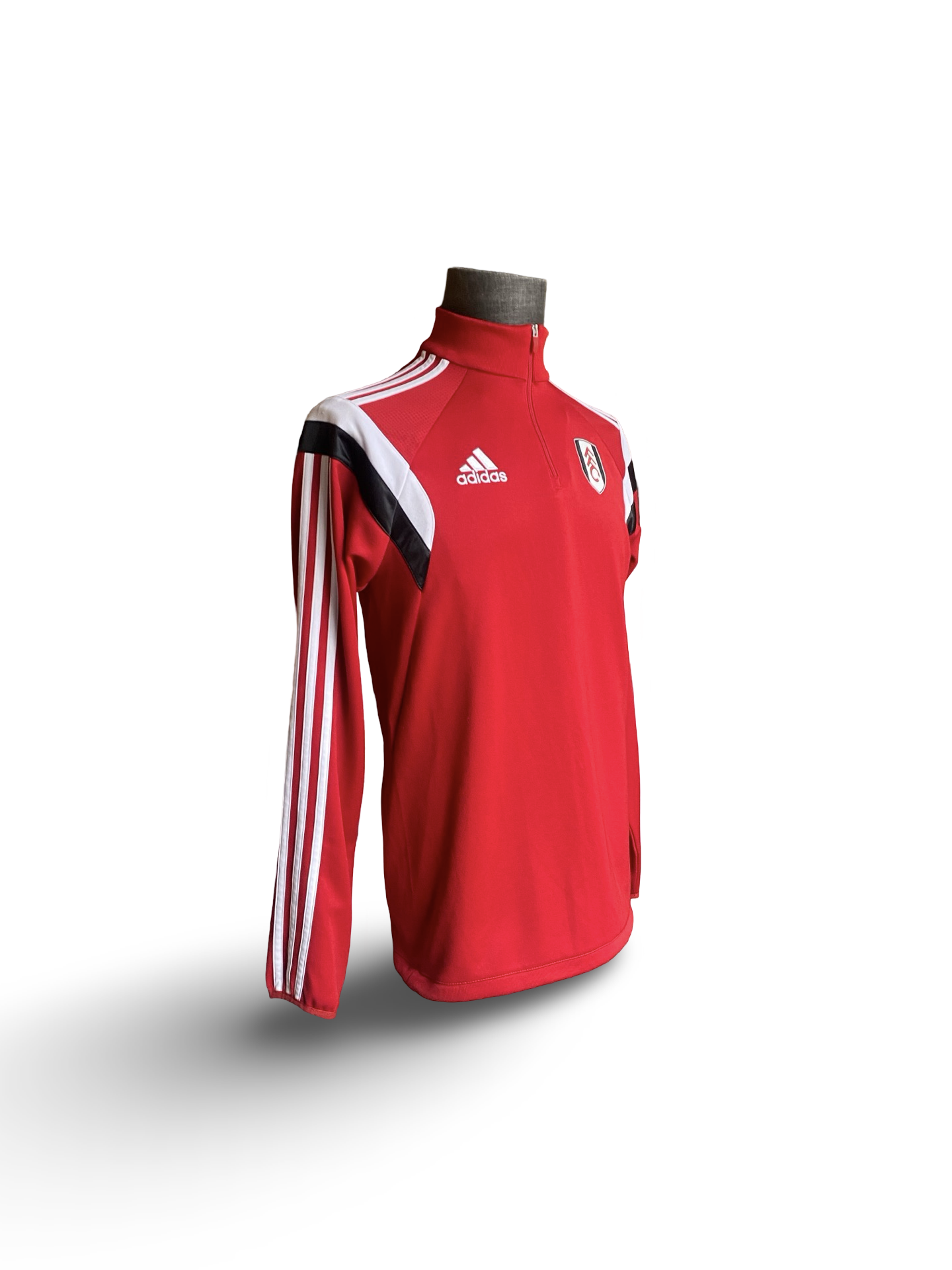 EPL Fulham FC 2014 Soccer 1/4-Zip Training Adidas Pullover  Size S