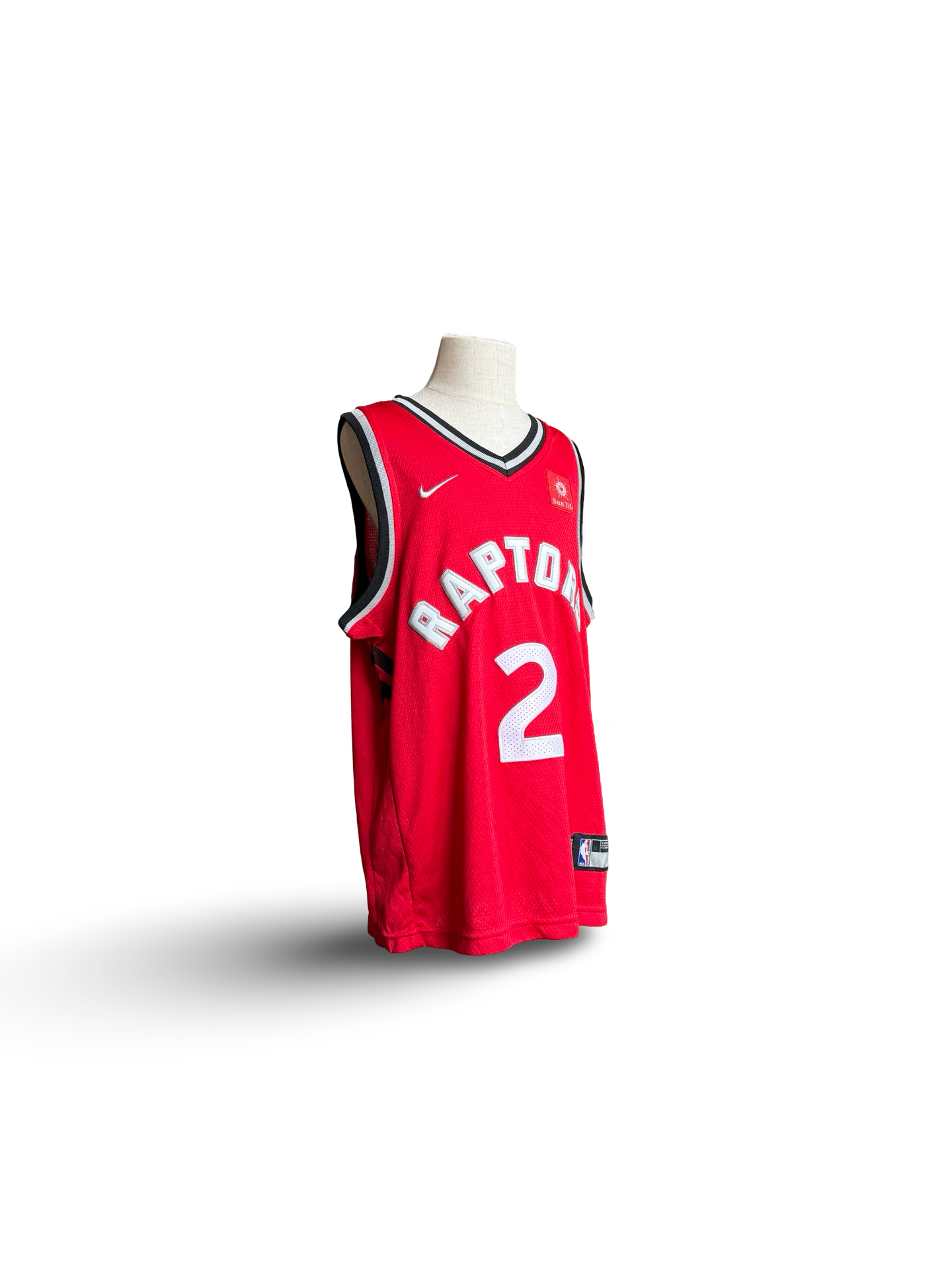 NBA Kawhi Leonard 2 Toronto Raptors Nike Swingman Sun Life Jersey Size Youth M