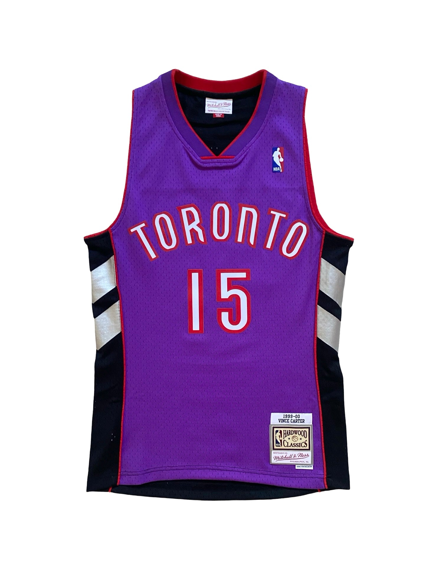 NBA Vince Carter 15 Toronto Raptors Swingman Mitchell & Ness Jersey Size S