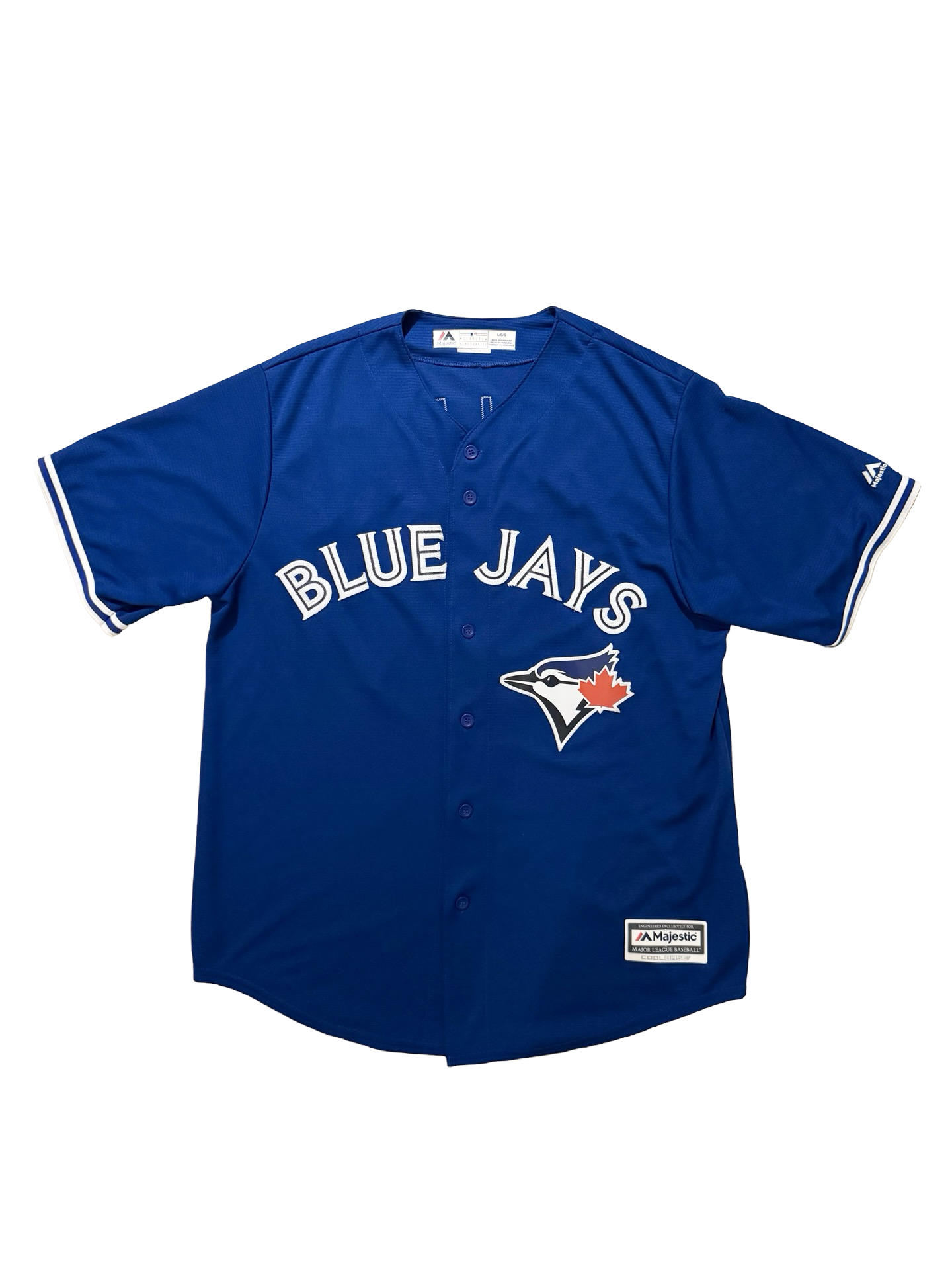 MLB Josh Donaldson 20 Toronto Blue Jays Majestic Cool Base Baseball Jersey Size L