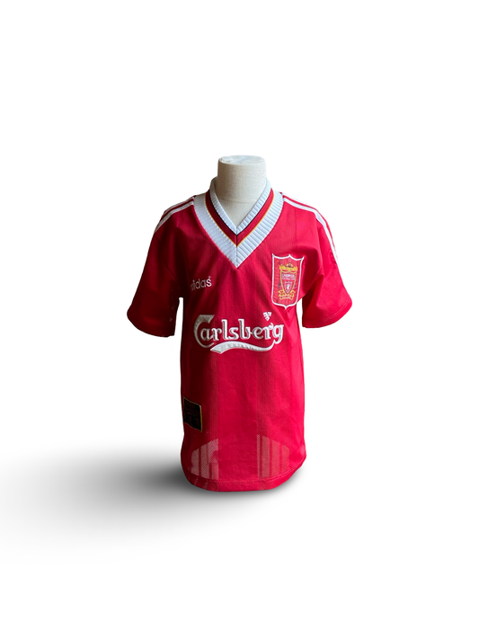 EPL Vtg Liverpool FC 1995-96 Adidas Football Home Jersey Size Youth XXS