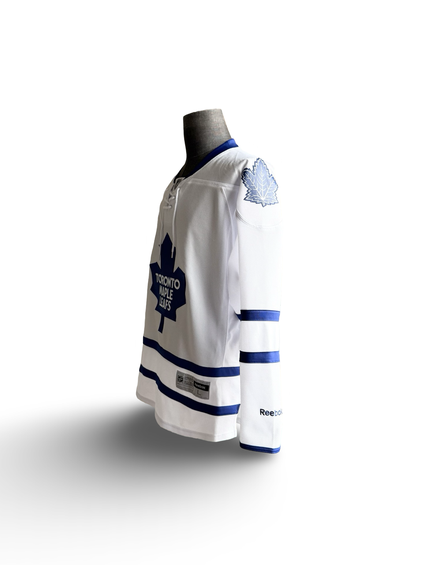 NHL Toronto Maple Leafs Reebok White Hockey Jersey Size L
