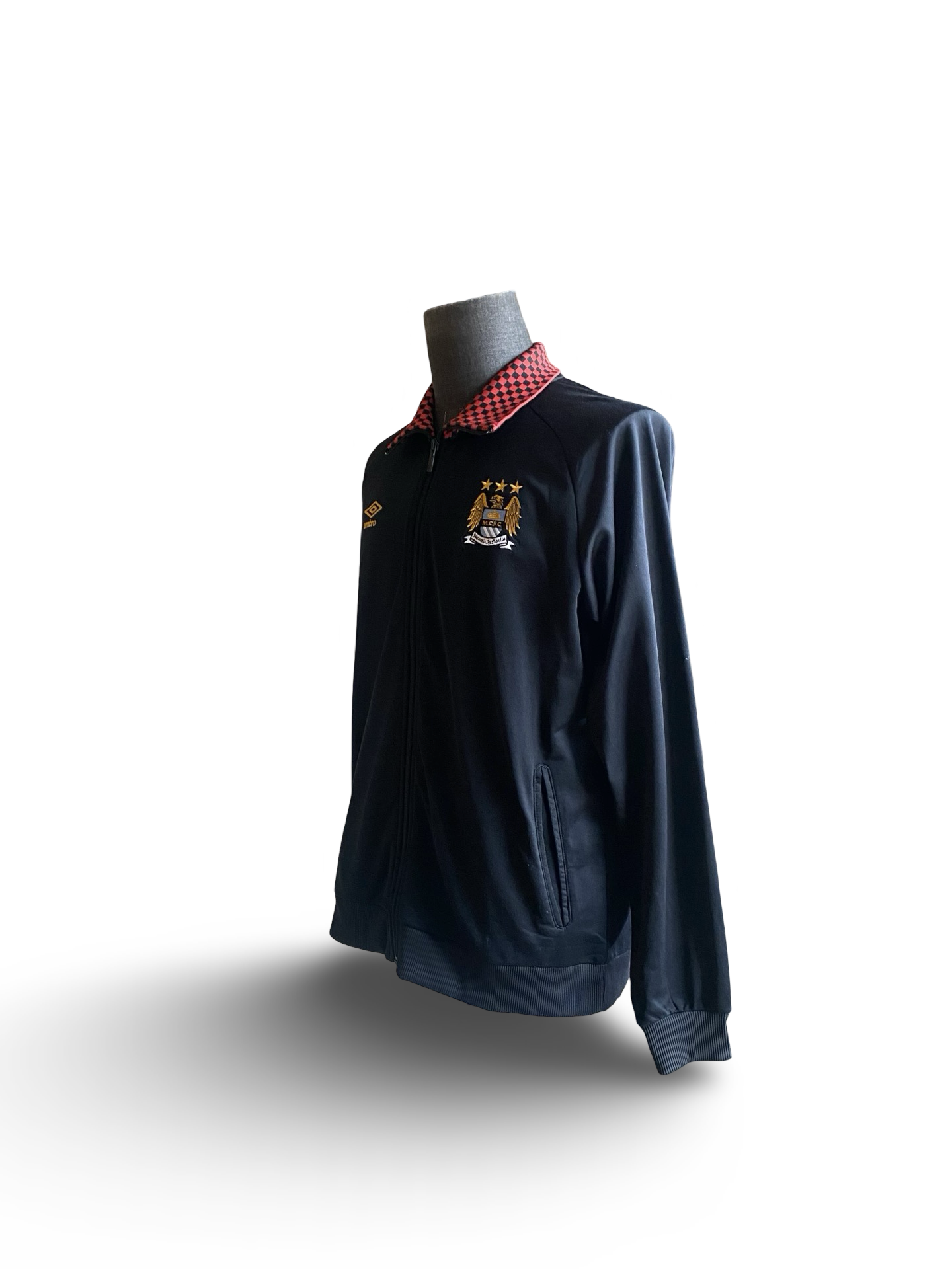 EPL Vtg Manchester City 2011-12 Anthem Full-Zip Umbro Jacket Size XL