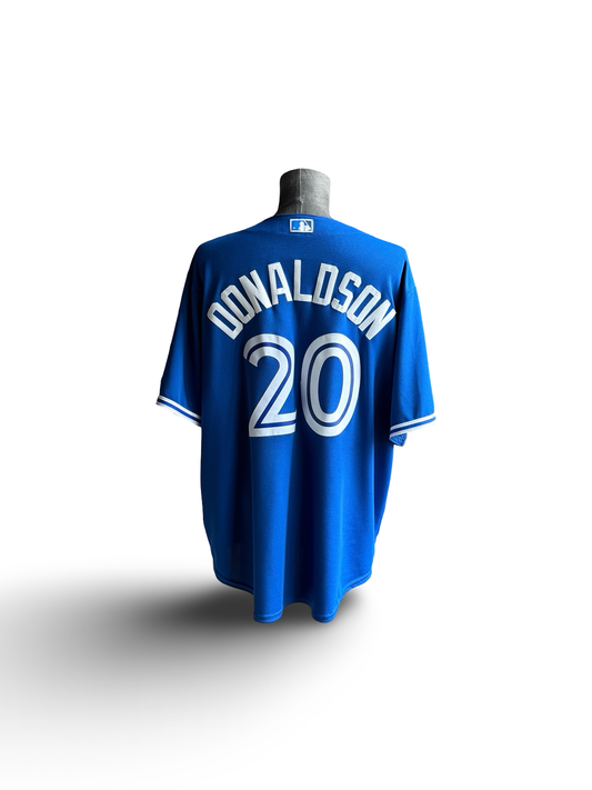 MLB Josh Donaldson 20 Toronto Blue Jays Majestic Baseball Jersey Size 2XL