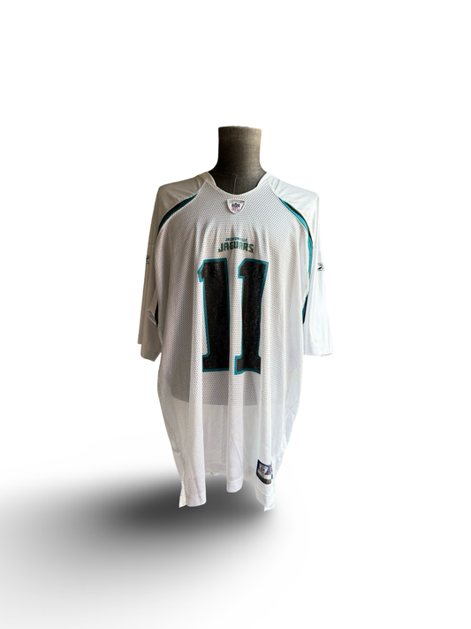NFL Blaine Grabbert 11 Jacksonville Jaguars Reebok Football Jersey Size 2XL