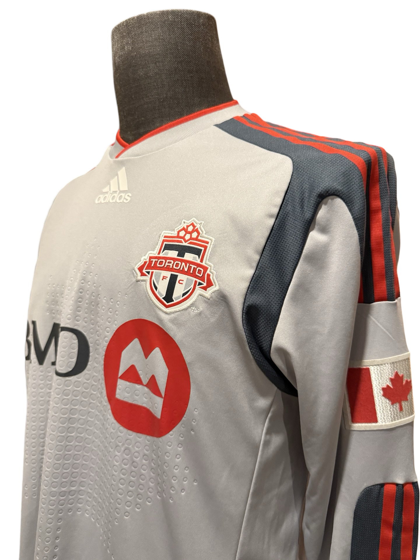 Soccer MLS Vtg Toronto FC 2009-10 Adidas TFC Football Long Sleeve Away Jersey Size M