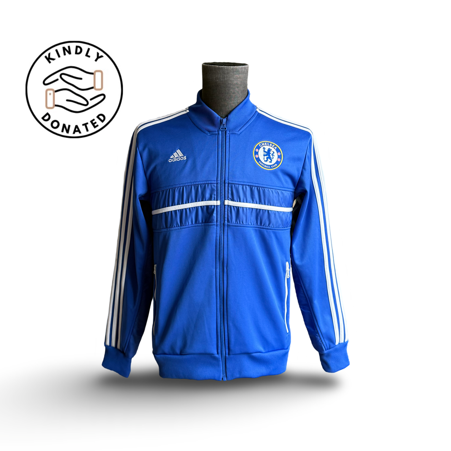 EPL Chelsea FC Adidas 2013-14 Full-Zip Football Training Jacket Size S