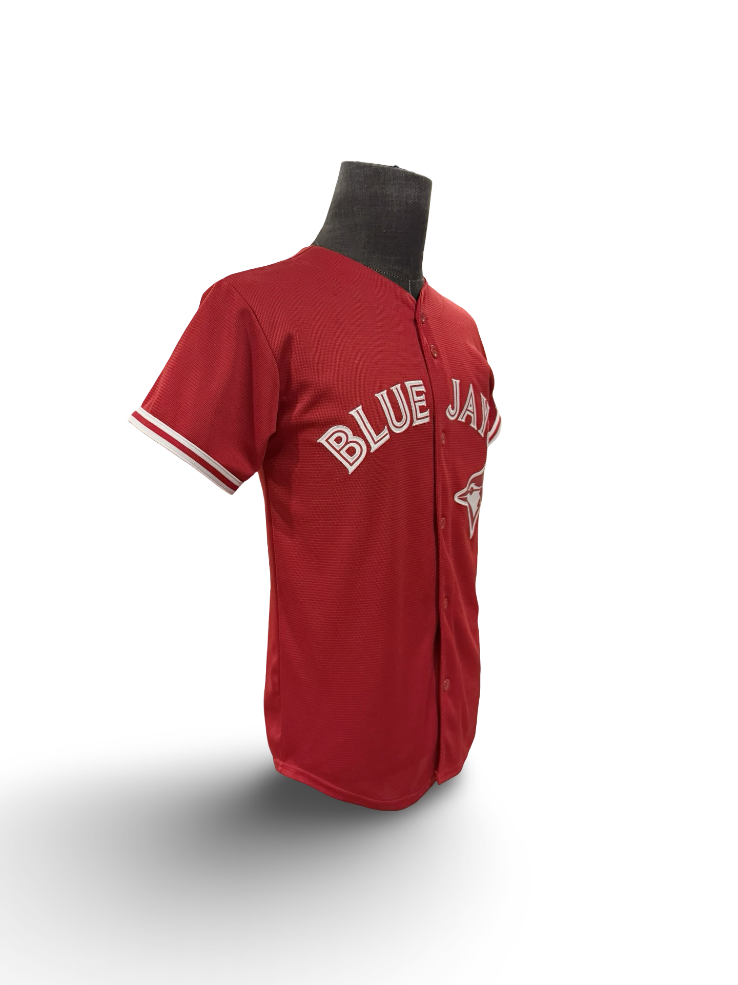 YOUTH MLB Josh Donaldson 20 Toronto Blue Jays Majestic Cool Base Canada Day Baseball Jersey Size Youth L
