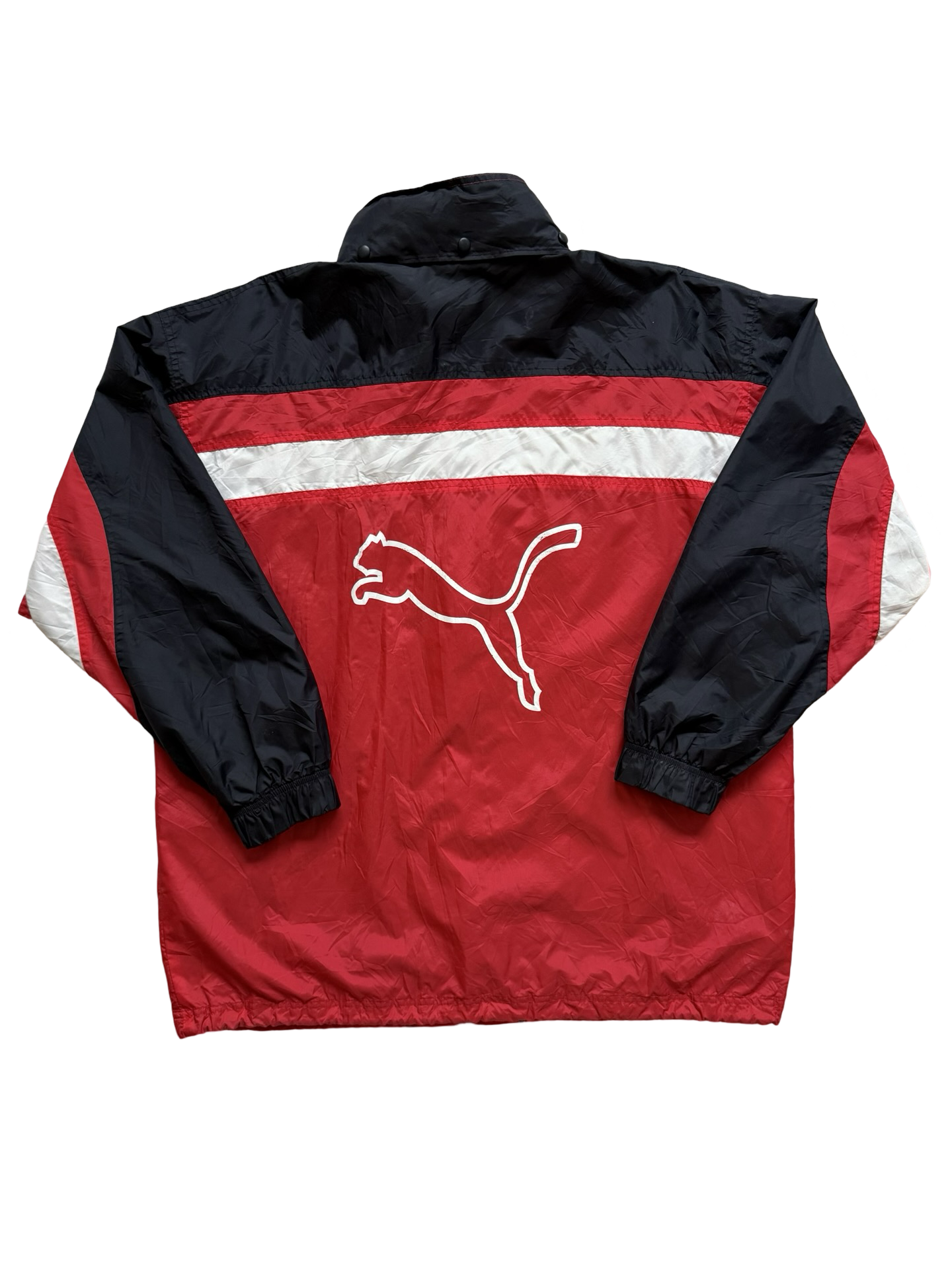 Soccer SPL Vtg Aberdeen FC 1998-00 Puma Windbreaker Football Training Jacket Size M
