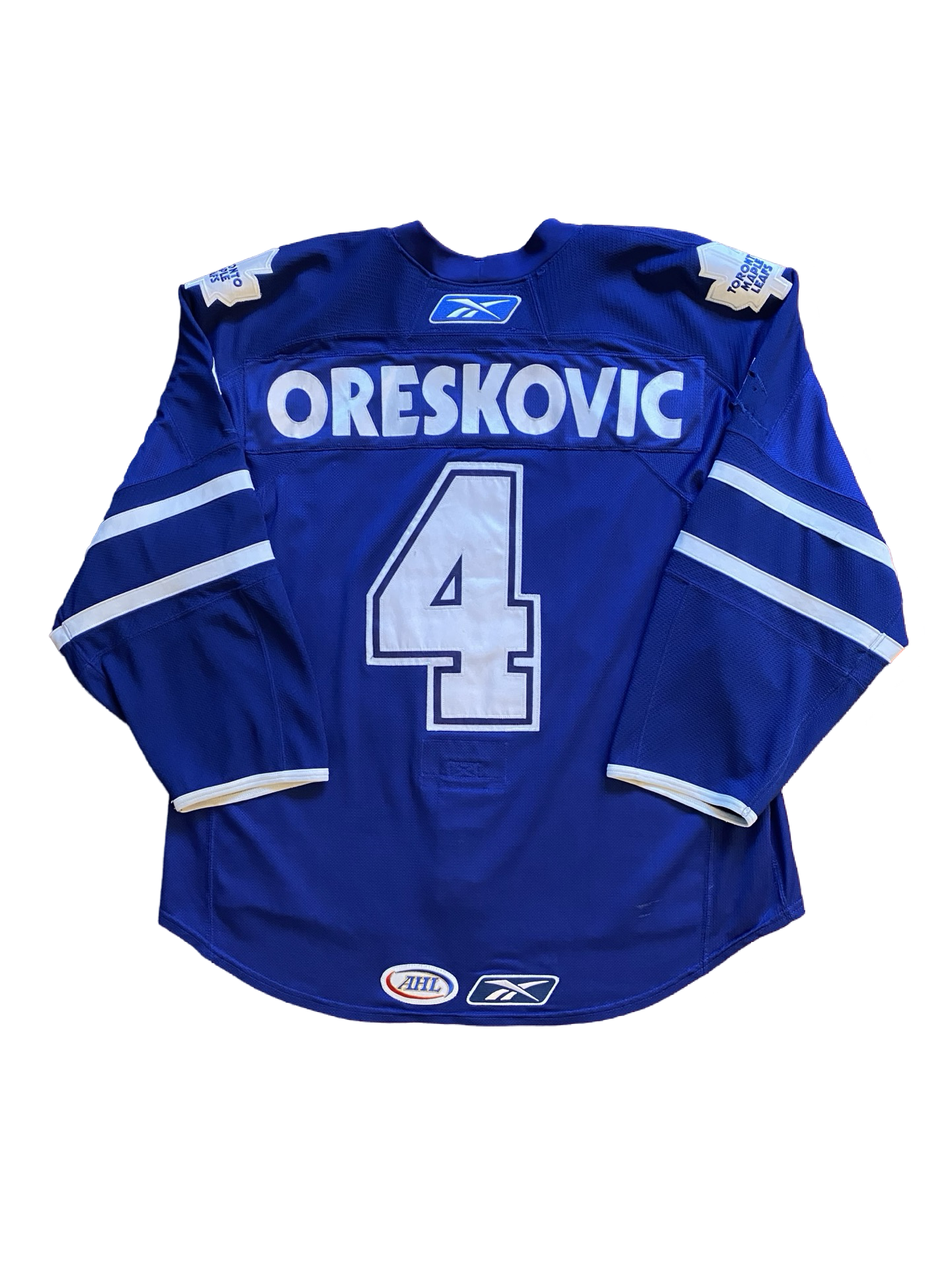 AHL VTG Phil Oreskovic 4 Toronto Marlies 2007 Player Issue Jersey Size XXL