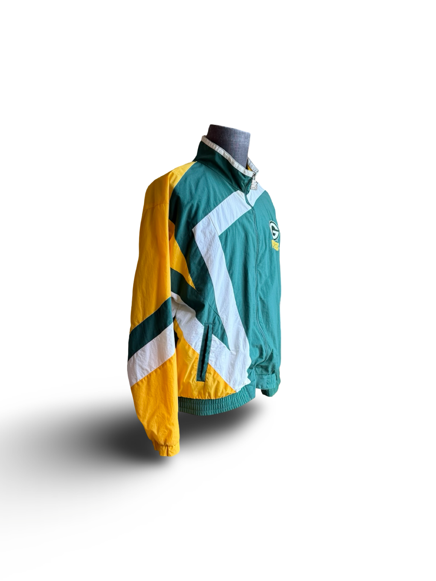 NFL Vtg 90’s Green Bay Packers ProLine Starter Football Zip Up Jacket Size XL