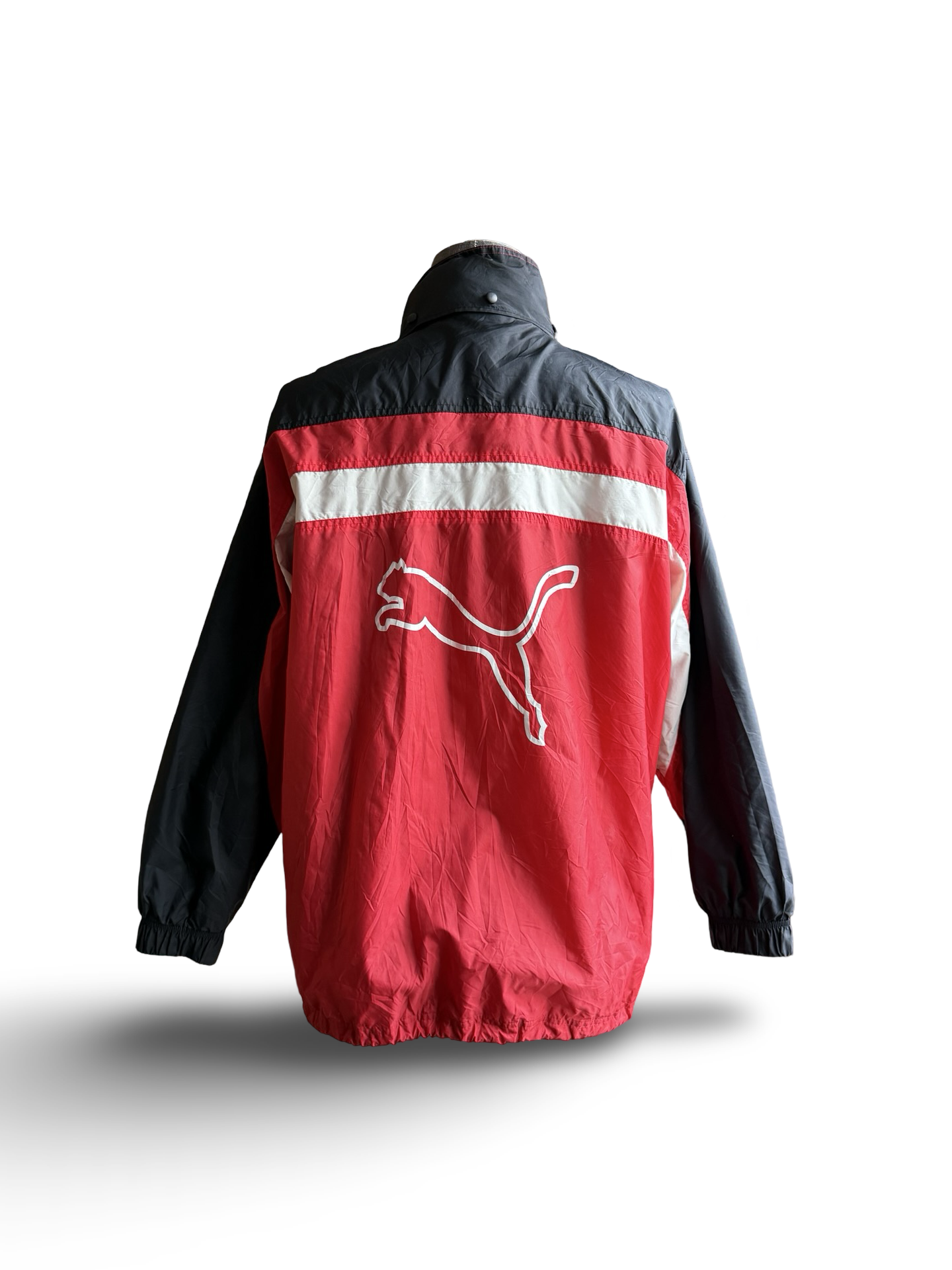 Soccer SPL Vtg Aberdeen FC 1998-00 Puma Windbreaker Football Training Jacket Size M