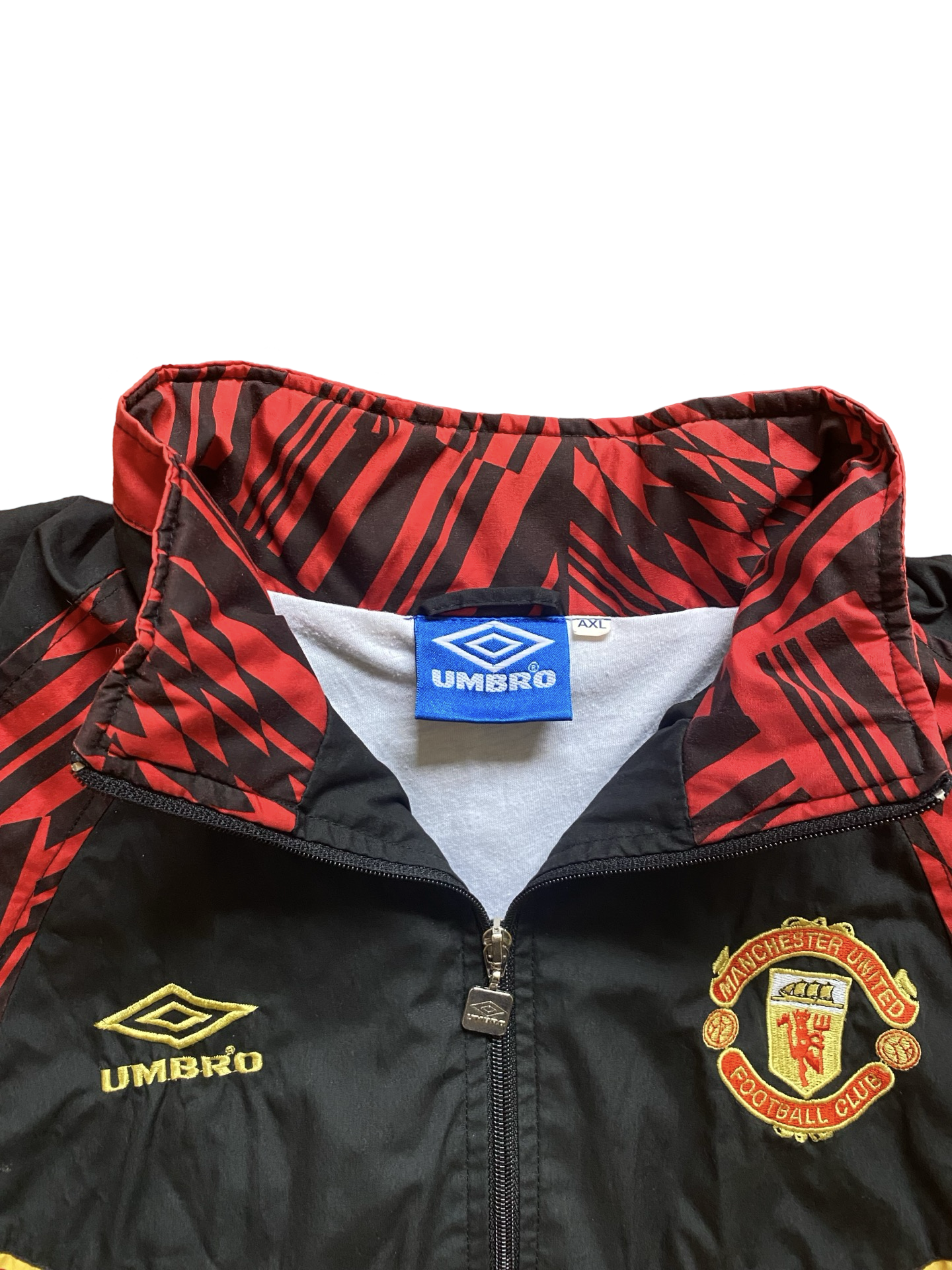 EPL Vtg Manchester United 1994-95 Umbro Full-Zip Track Jacket Size XL