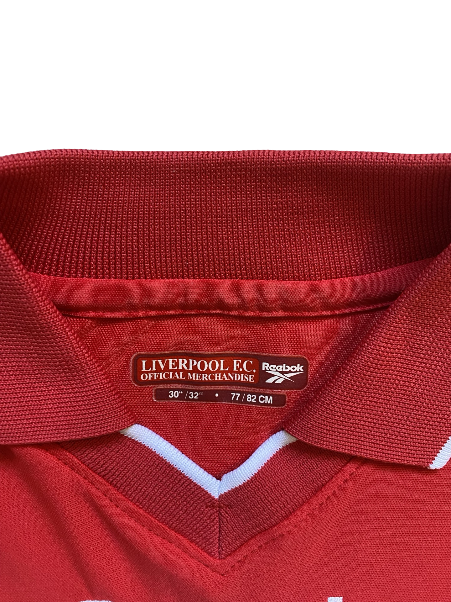 EPL Vtg Michael Owen 10 Liverpool FC 2000-01 Reebok Football Home Jersey             Size Youth L