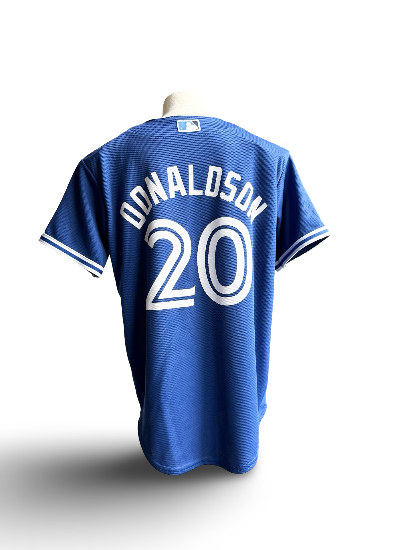 YOUTH MLB Josh Donaldson 20 Toronto Blue Jays Majestic Cool Base Baseball Jersey Size Youth M