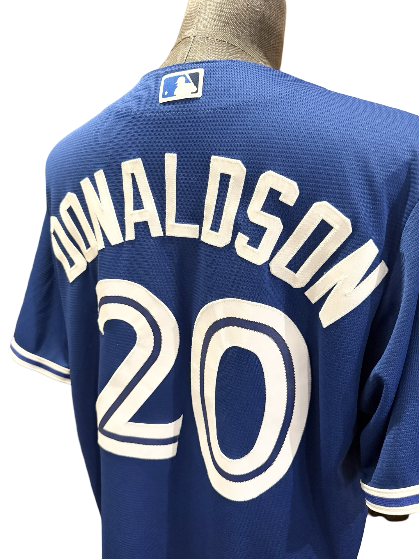 MLB Josh Donaldson 20 Toronto Blue Jays Majestic Cool Base Baseball Jersey Size L