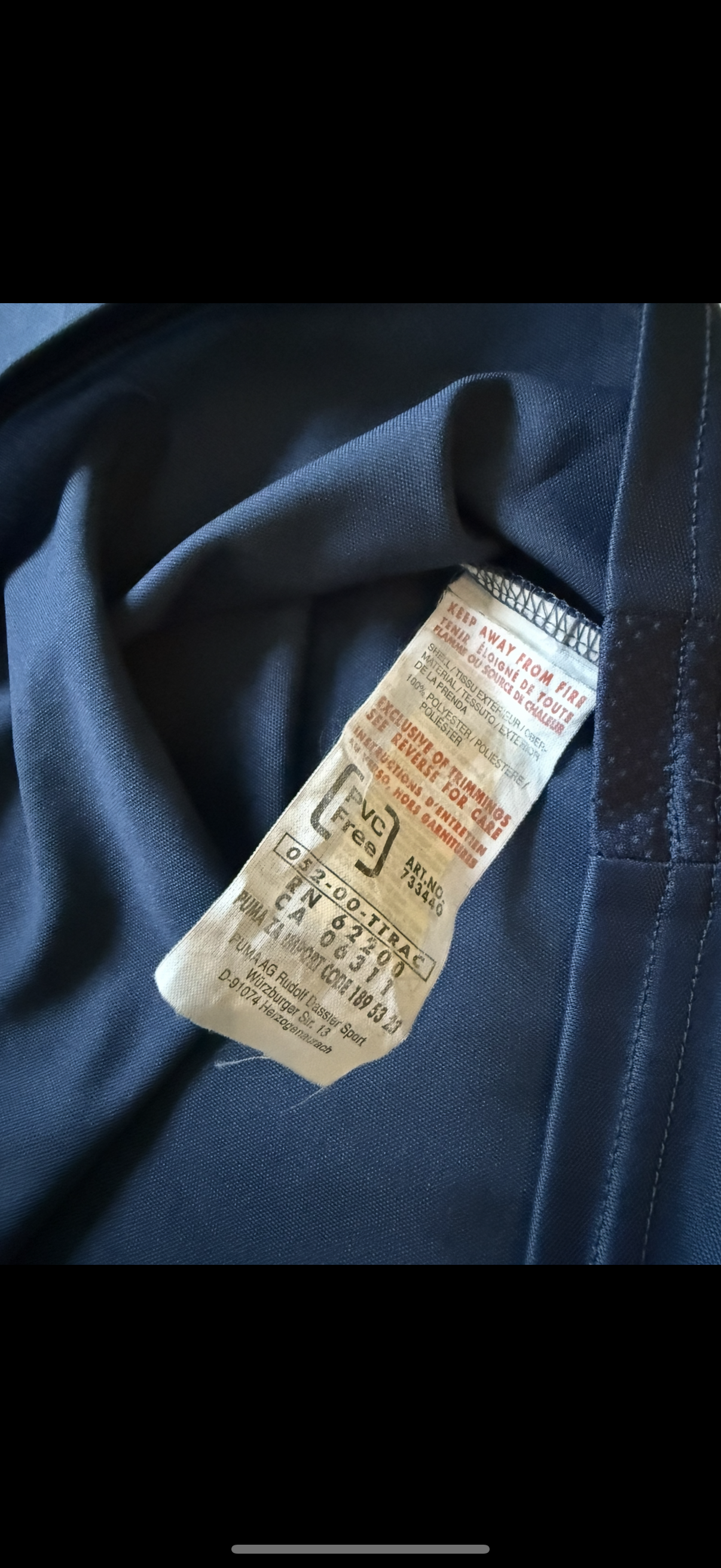 EPL Tottenham Hotspur 2007/08 Puma Football Away Jersey 2XL