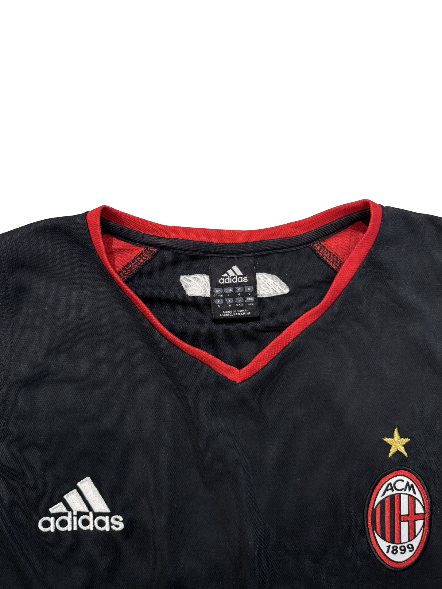 Soccer AC Milan Vtg 2003-04 Adidas Opel Football Training Jersey Size L