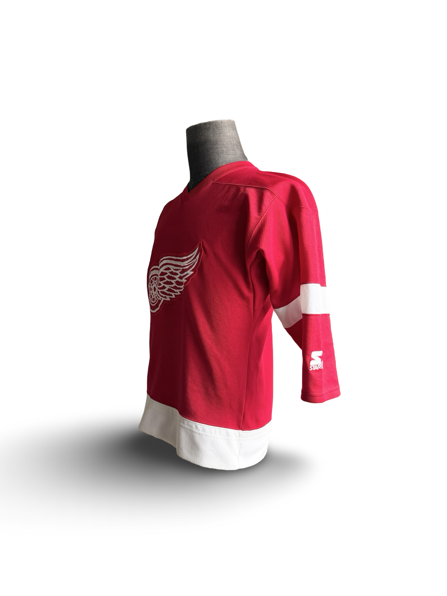 YOUTH NHL Vtg Detroit Red Wings Starter Hockey Jersey Size Youth S/M