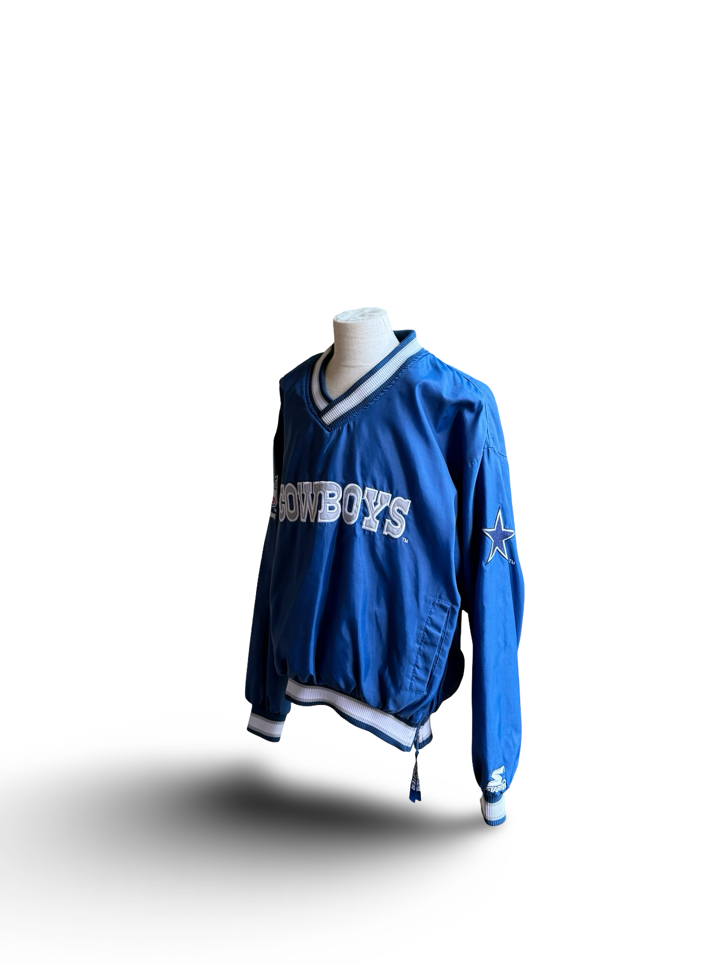 NFL Vtg Dallas Cowboys Starter Football ProLine 90’s Pullover Size Youth L