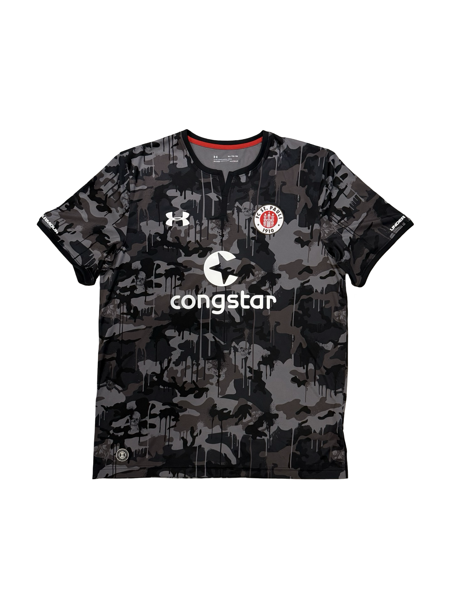 Soccer Bundesliga FC St Pauli 2017-18 Under Armour Football Third Jersey *New W/ Tags* Size XL