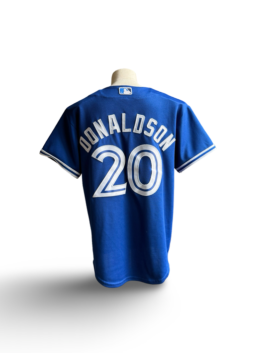 YOUTH MLB Josh Donaldson 20 Toronto Blue Jays Majestic Baseball Jersey Size Youth M