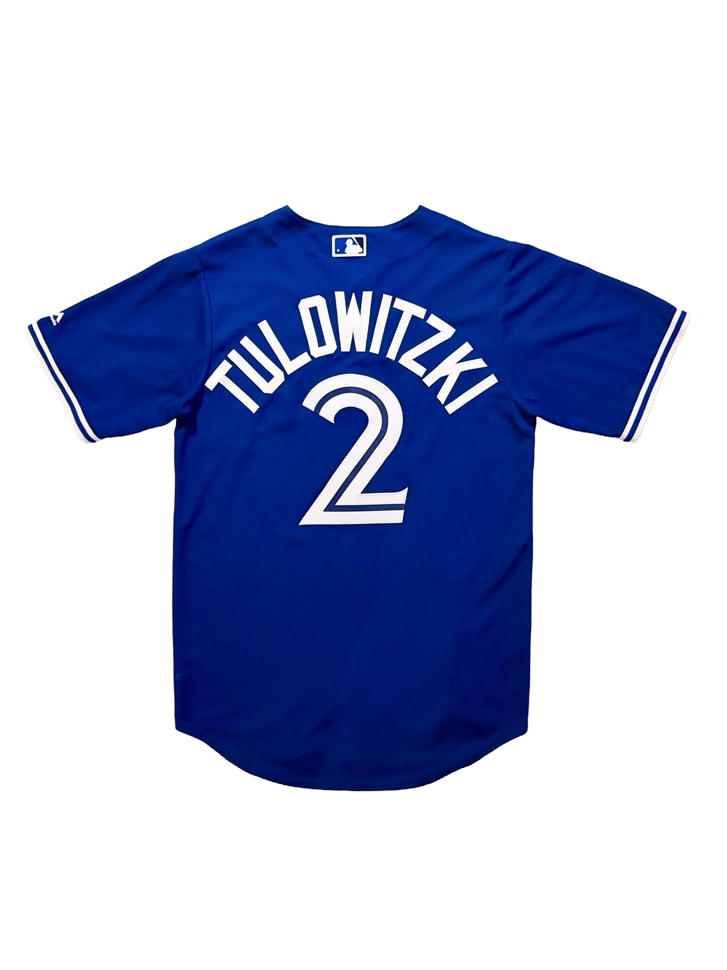 MLB Troy Tulowitzki 2 Toronto Blue Jays Majestic Cool Base Baseball Jersey Size S
