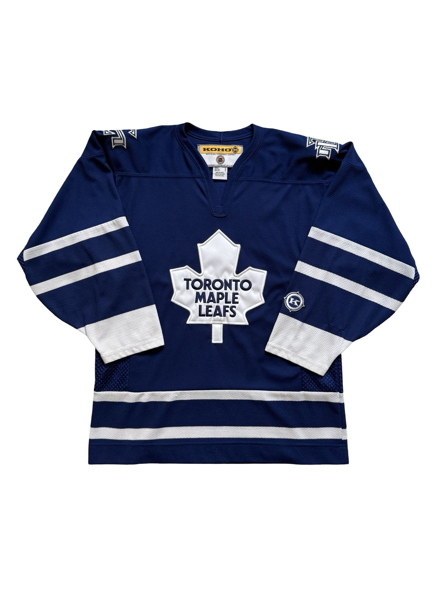 NHL Vtg 90’s Toronto Maple Leafs Koho Air Knit Jersey Size M