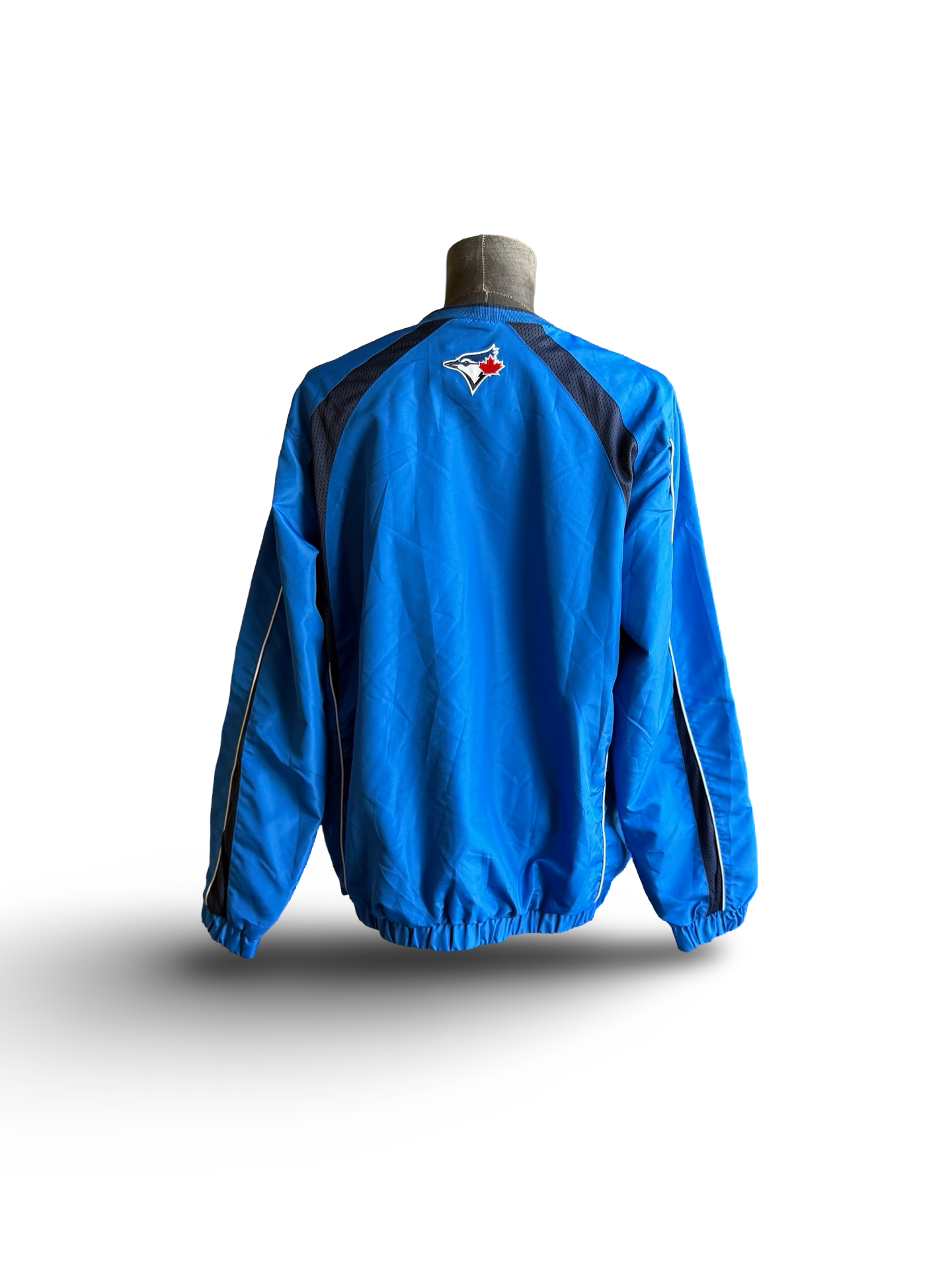 MLB Toronto Blue Jays GII Carl Banks Pullover Windbreaker Size L
