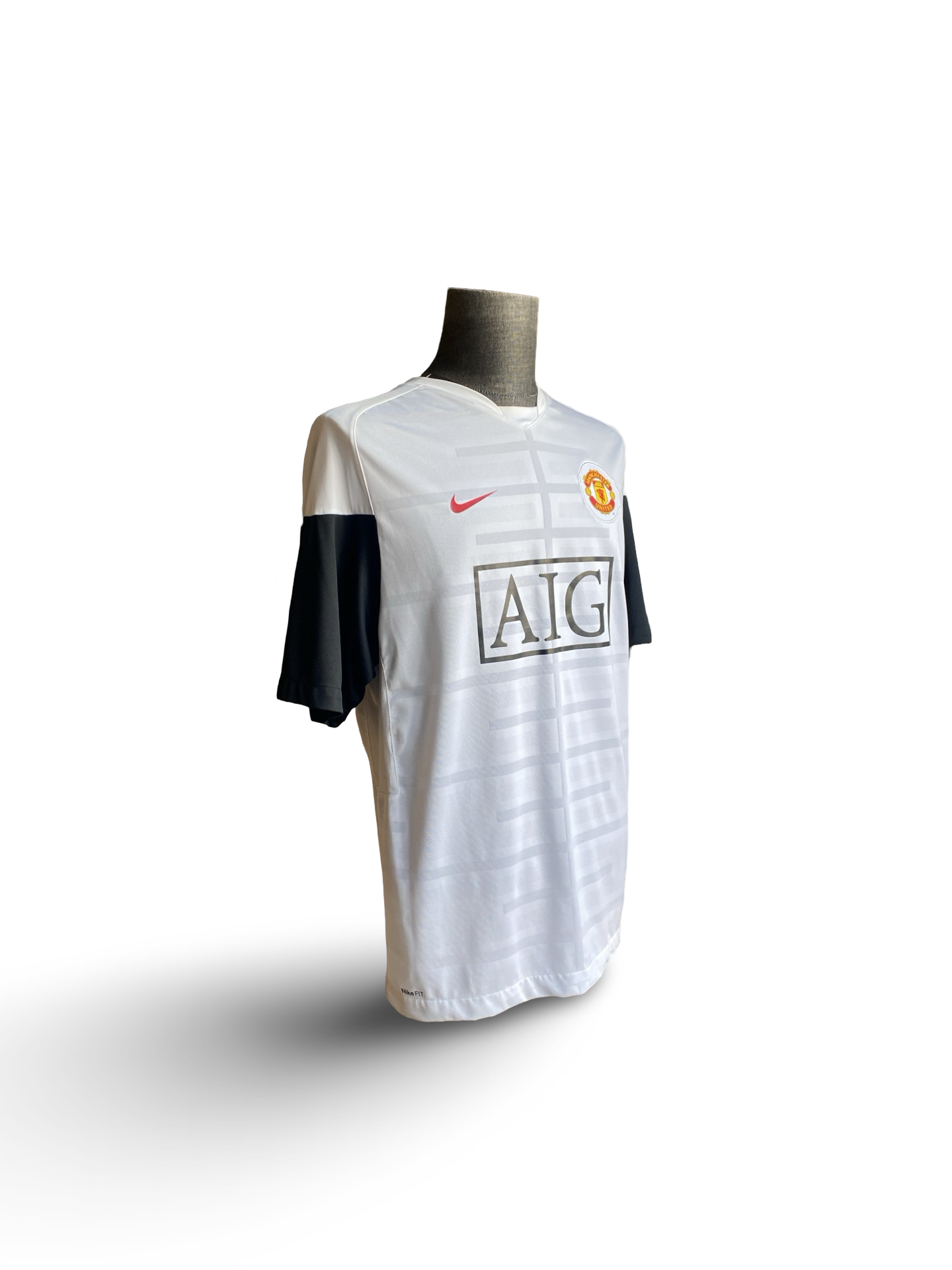 EPL Vtg Manchester United 2008-09 Nike AIG Training Shirt Jersey Size L