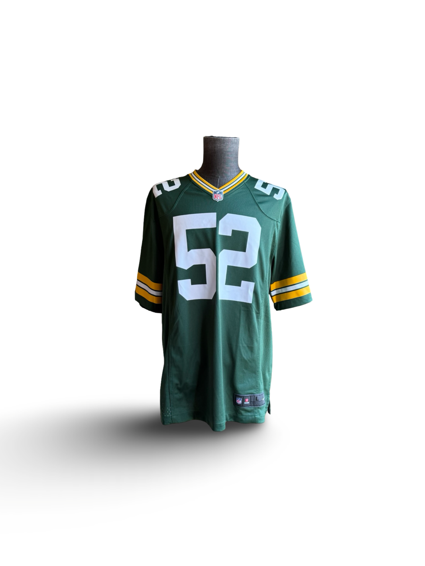 NFL Vtg Clay Matthews 52 Green Bay Packers Nike Football Jersey Size L