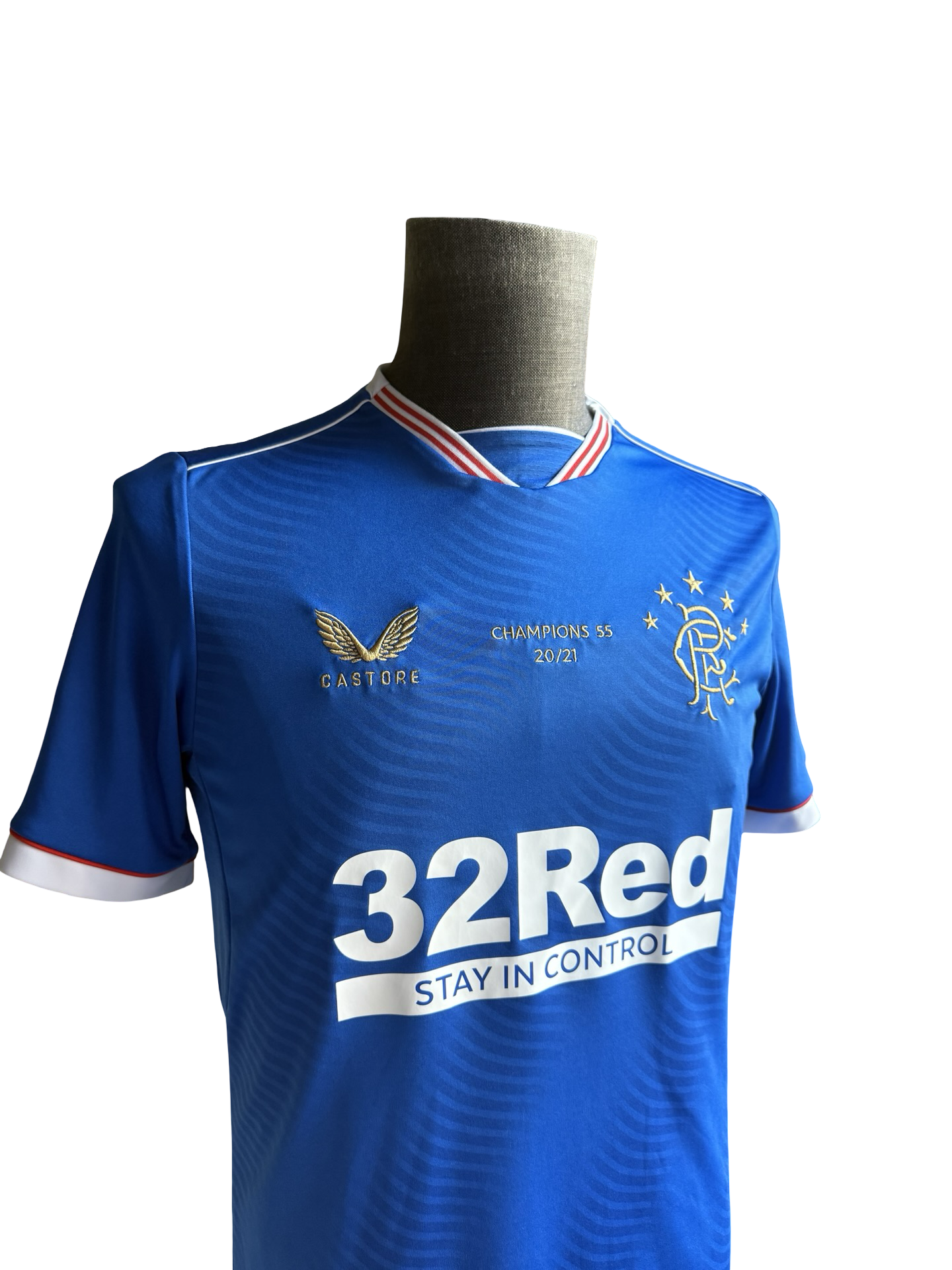 Soccer Glasgow Rangers 2020/21 Castore Home Football Jersey Size S
