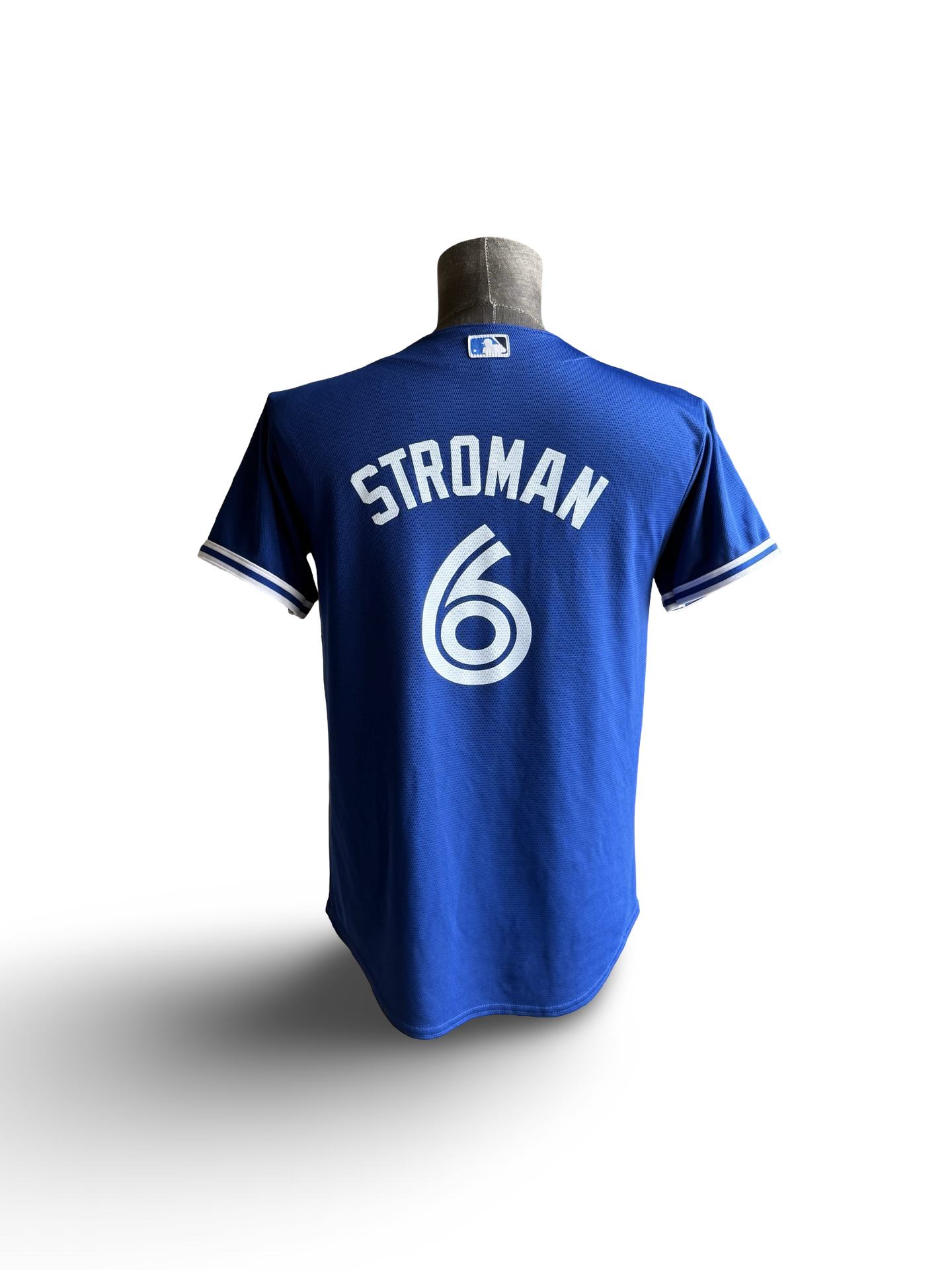 YOUTH MLB Marcus Stroman 6 Toronto Blue Jays Majestic Baseball Jersey Size Youth L