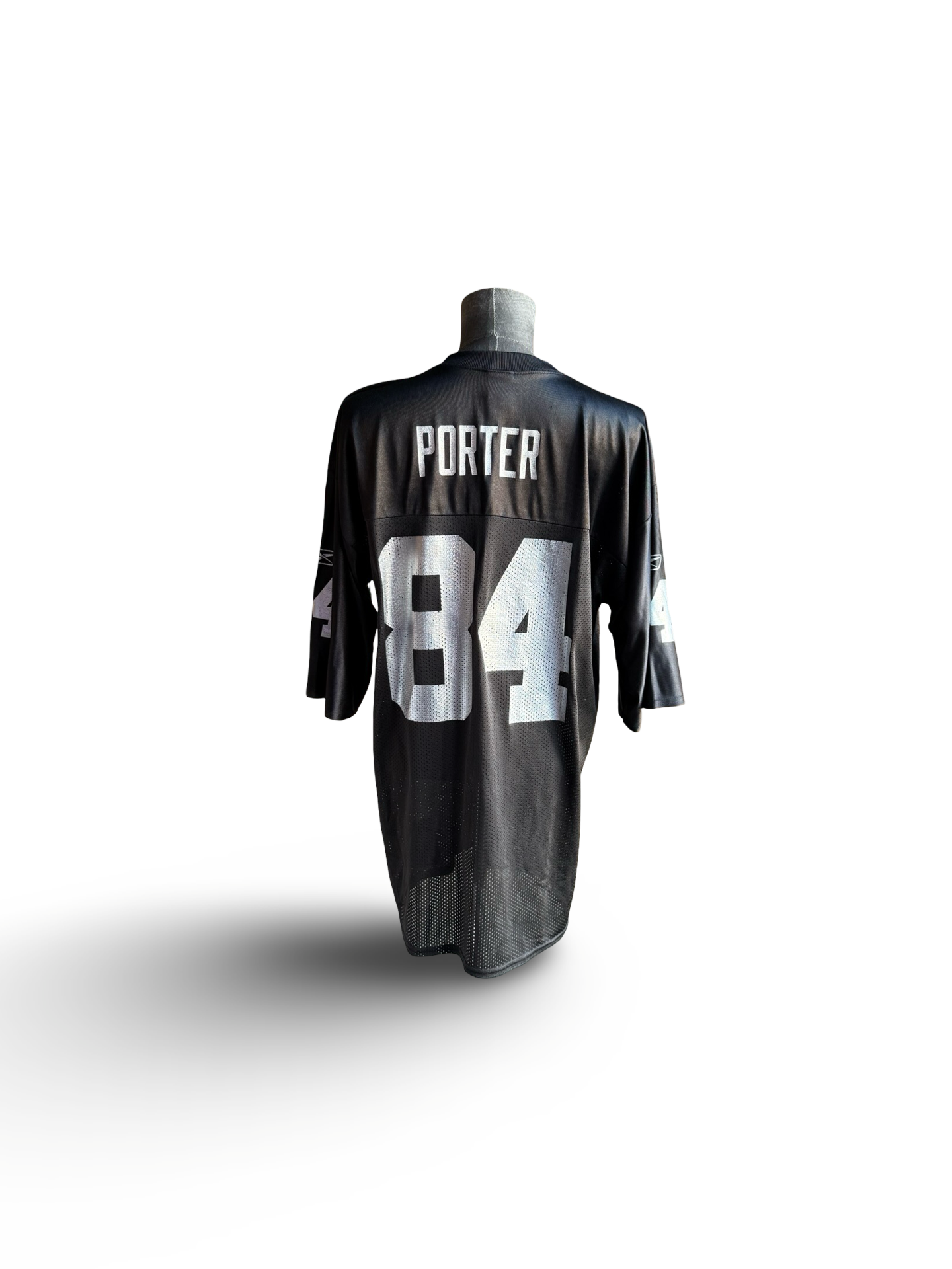 NFL Vtg Jerry Porter 4 Oakland Raiders Reebok 00’s Football Jersey Size L