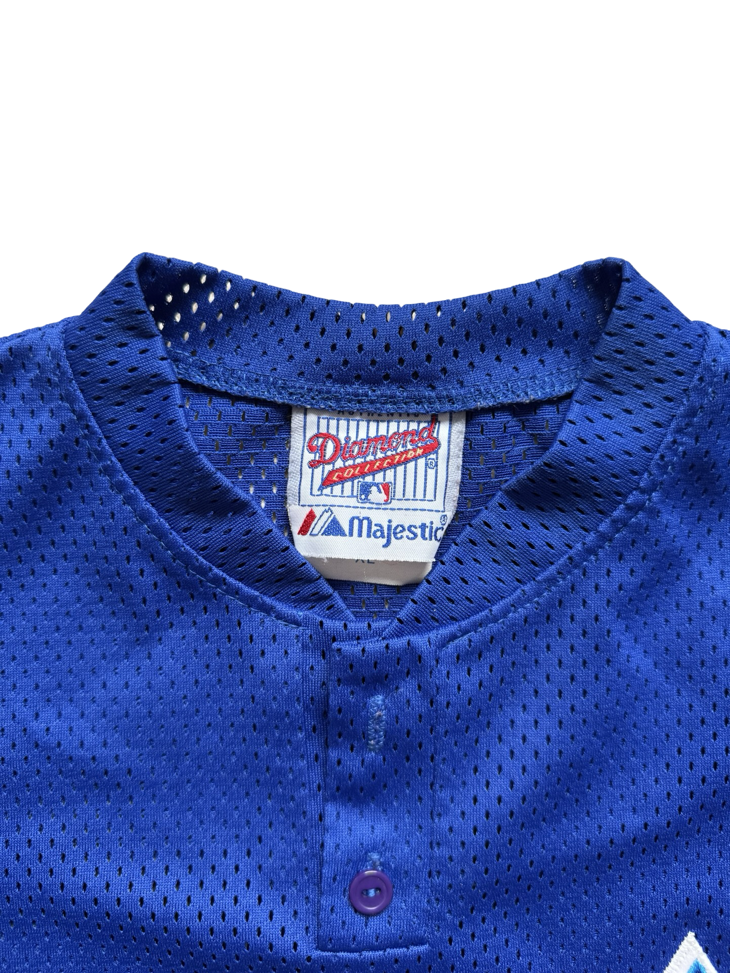 YOUTH MLB Vtg Toronto Blue Jays Majestic Diamond Collection Baseball Jersey Youth XL